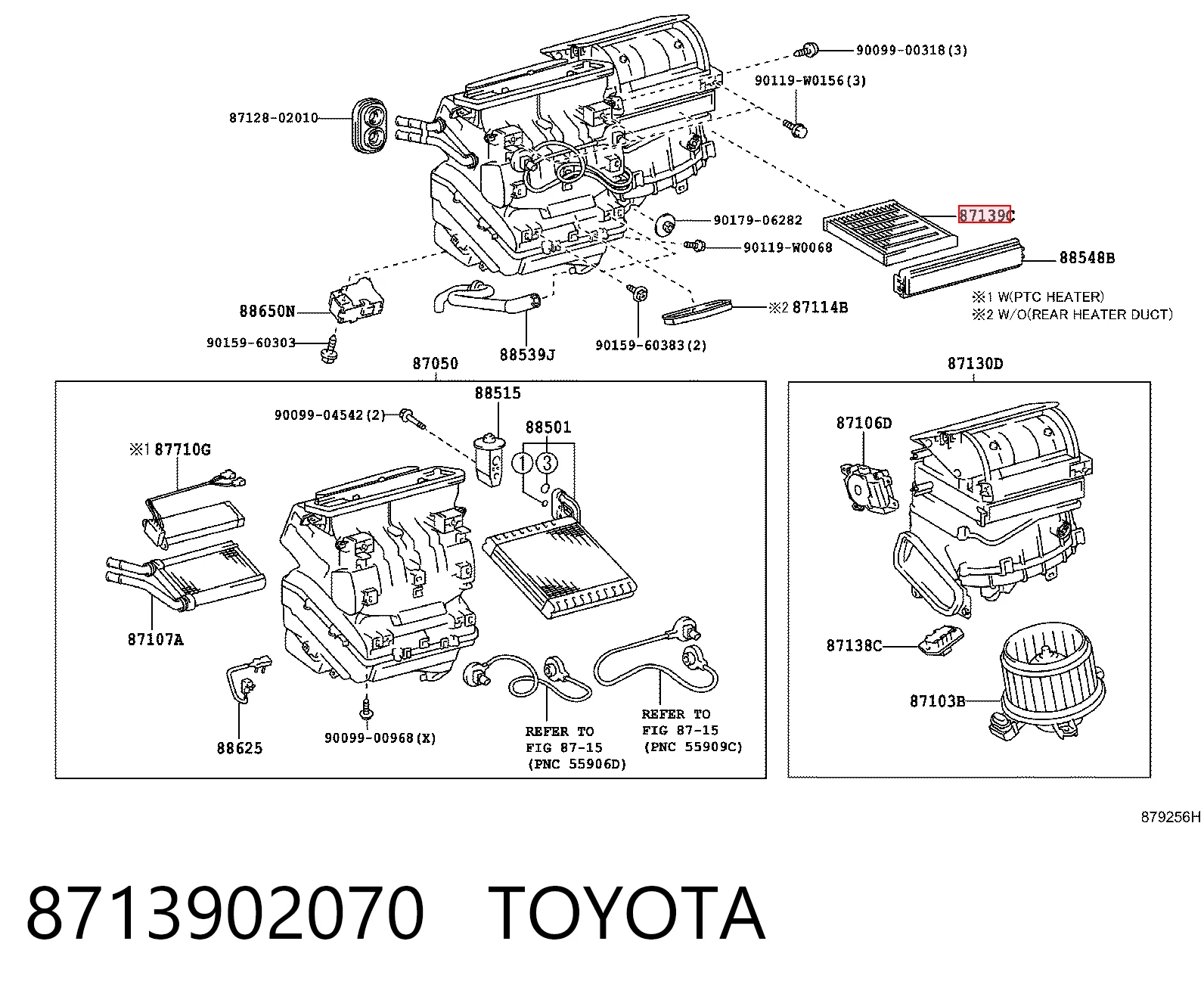 8713902070 Toyota Filtr kabiny