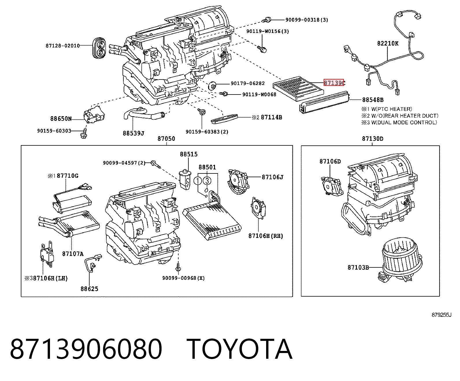 8713906080 Toyota Filtr kabiny