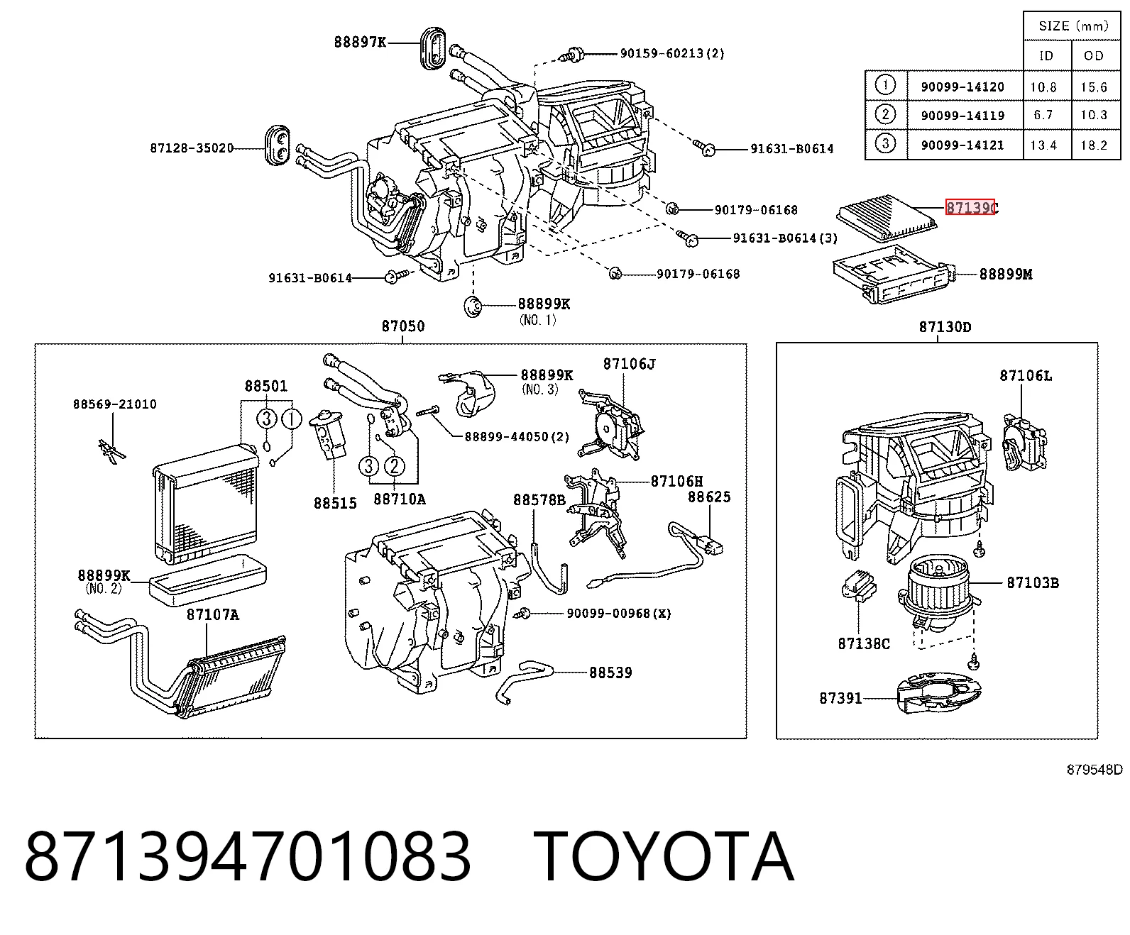 871394701083 Toyota Filtr kabiny