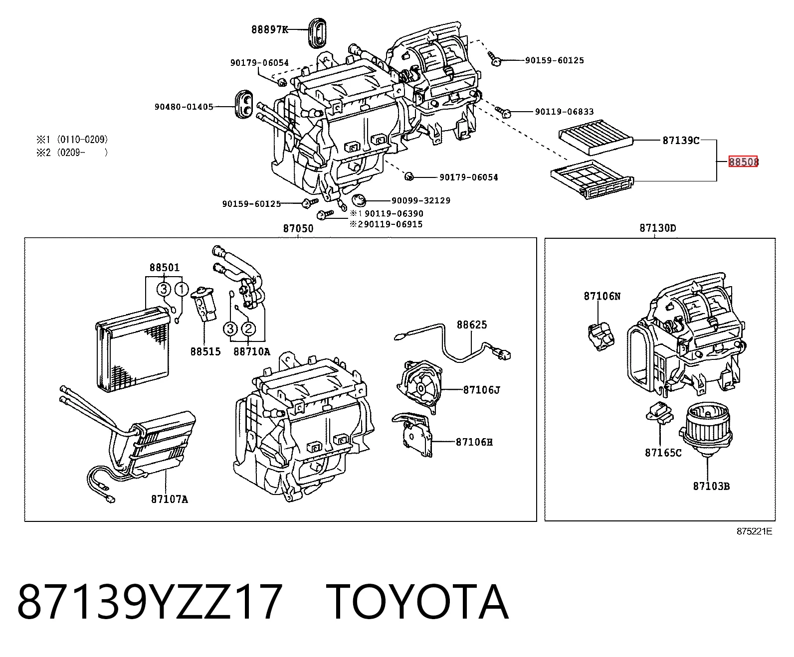 87139YZZ17 Toyota