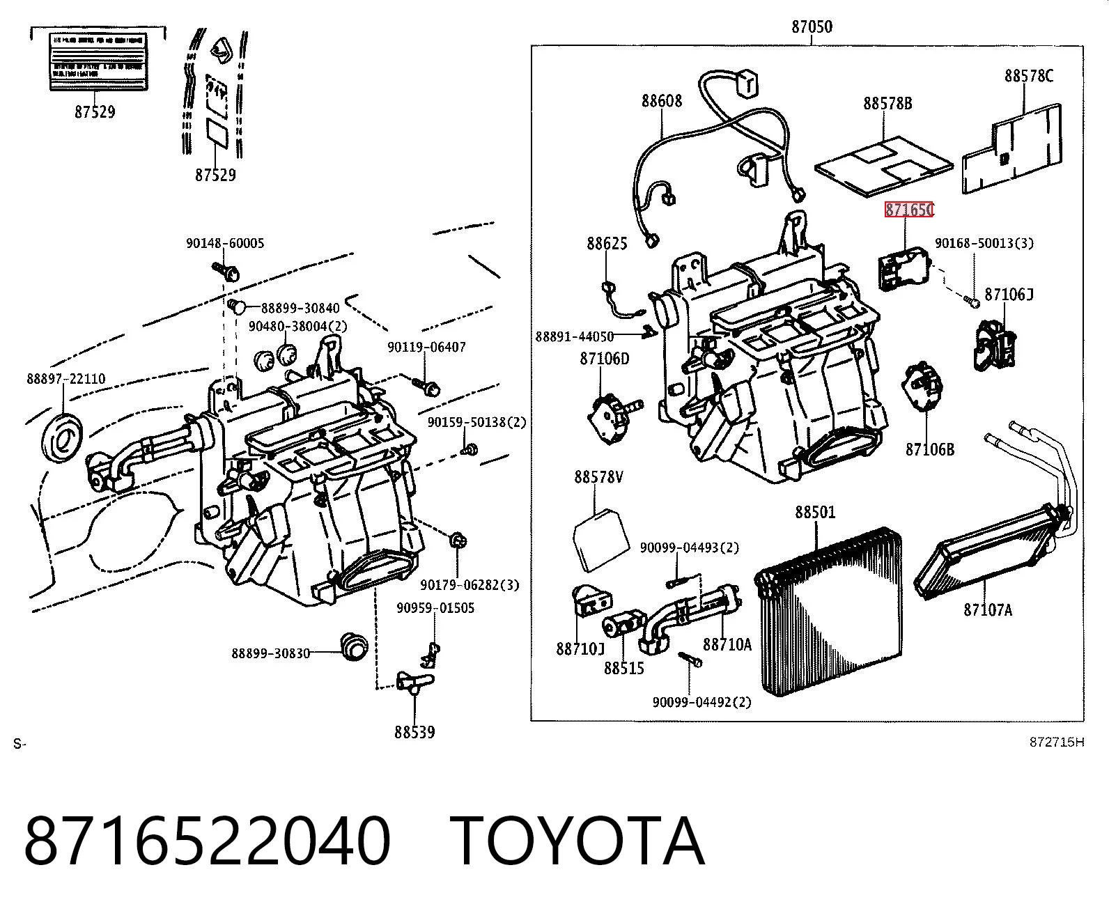 8716522040 Toyota