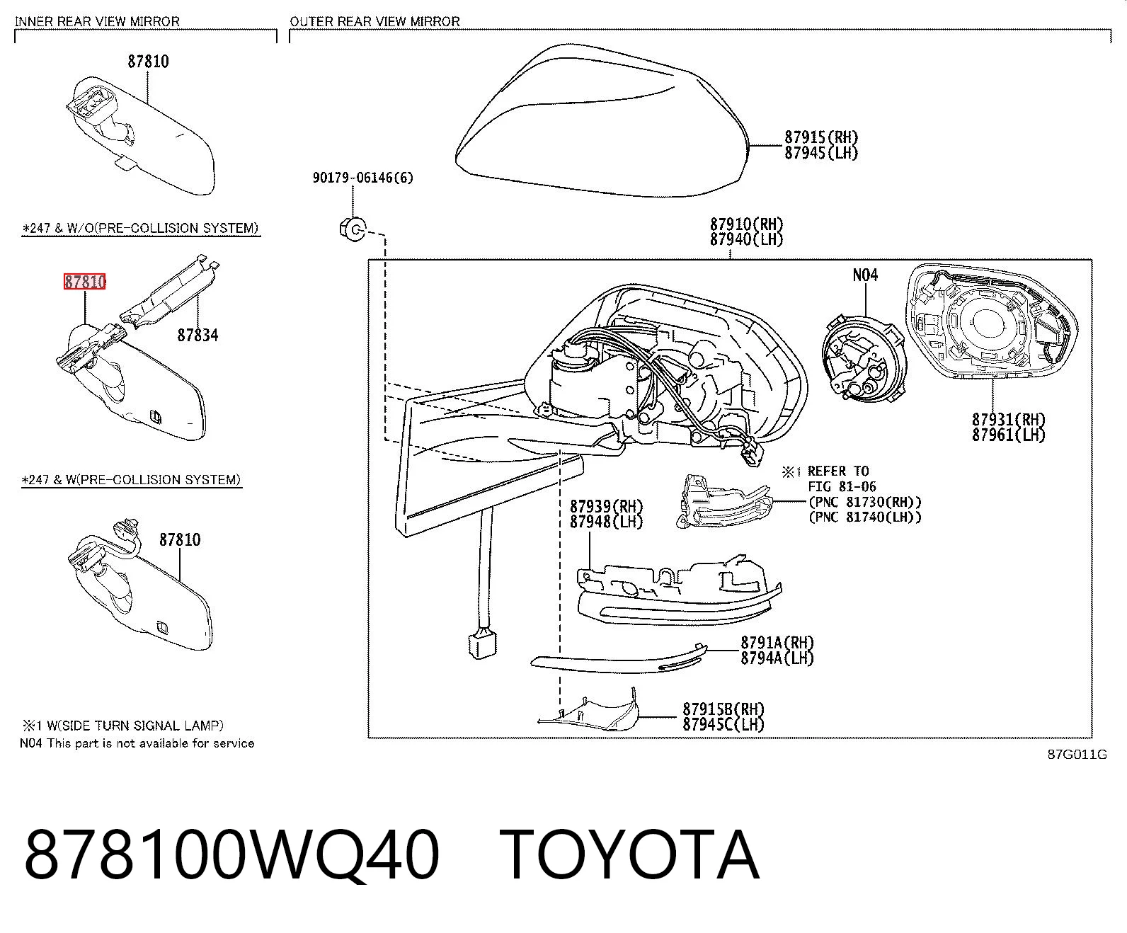 878100WQ40 Toyota