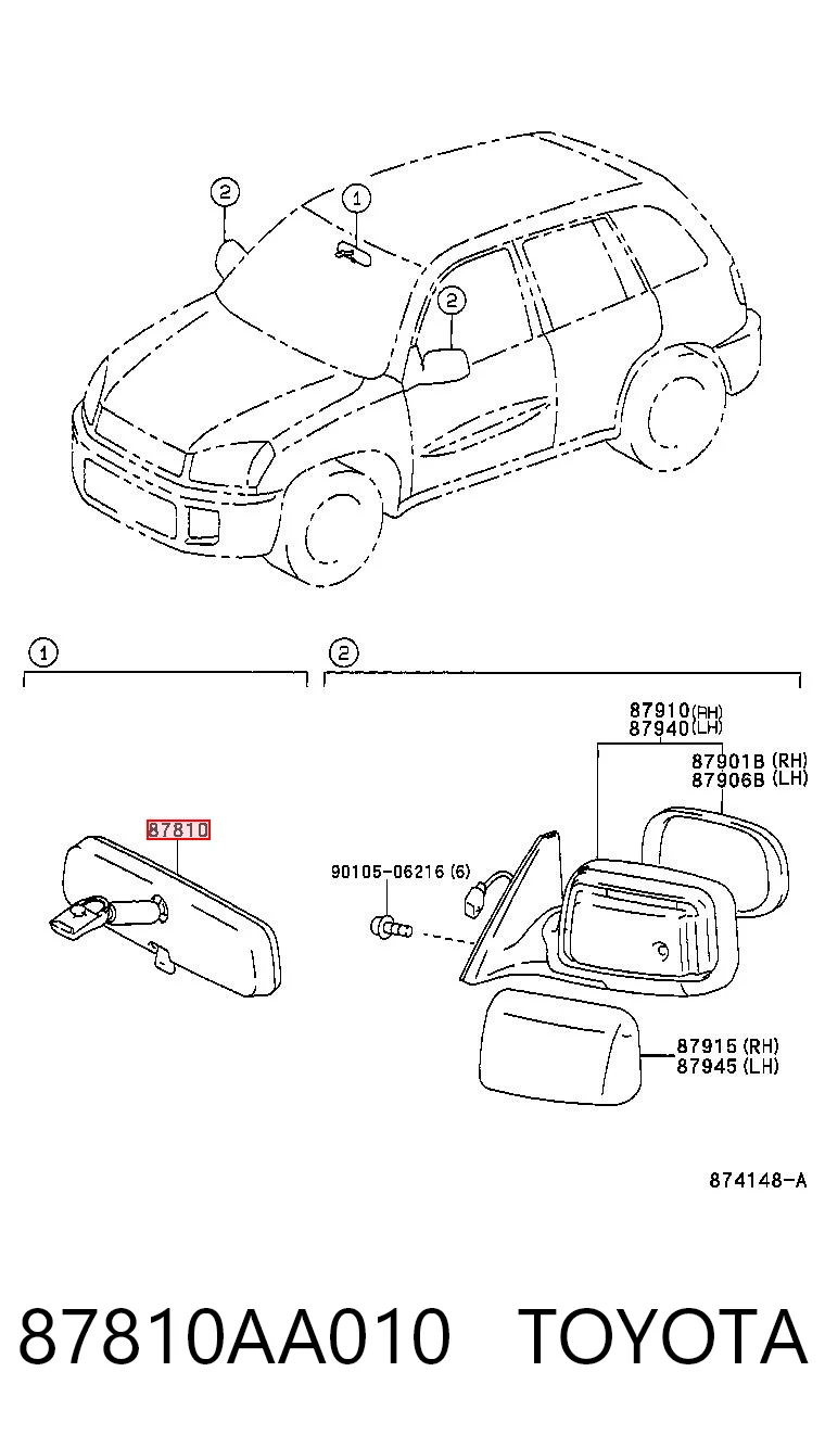 87810AA010 Toyota
