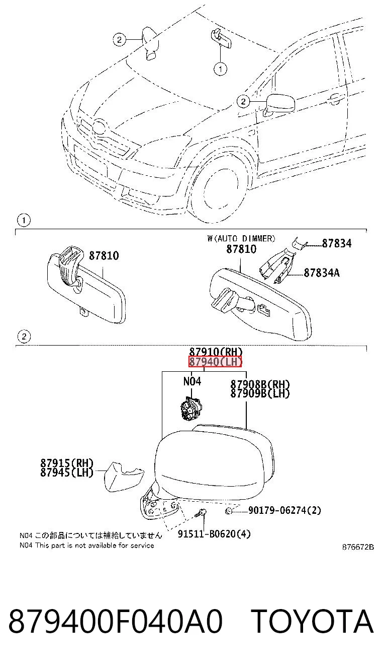 879400F040A0 Toyota