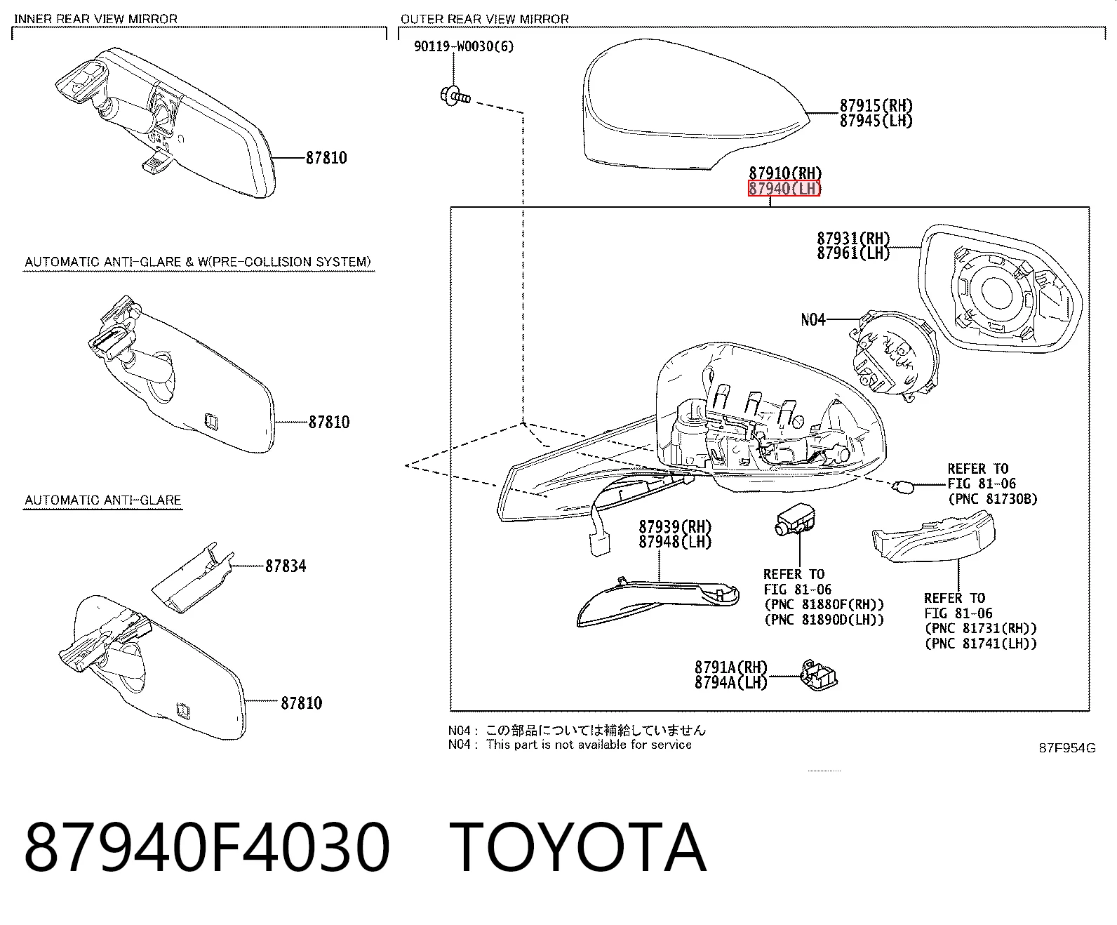 87940F4030 Toyota