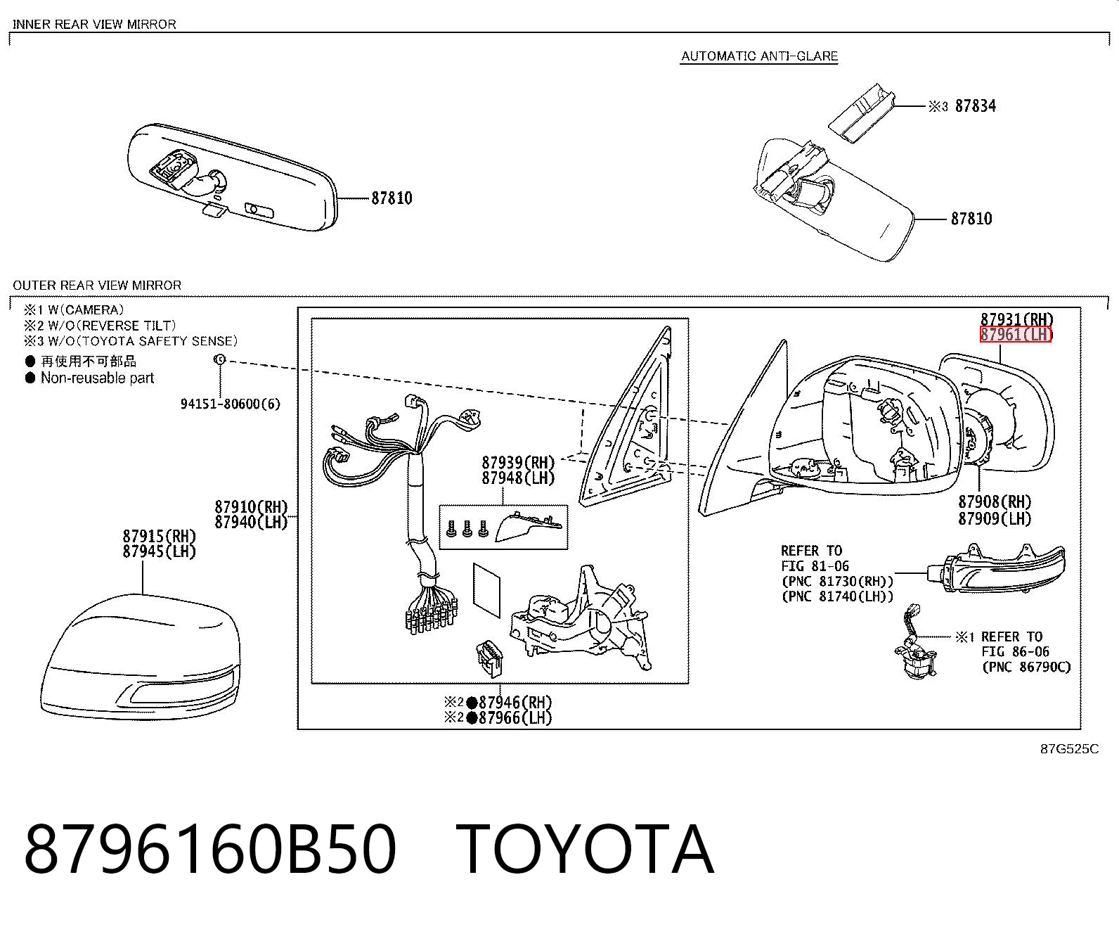 8796160B50 Toyota