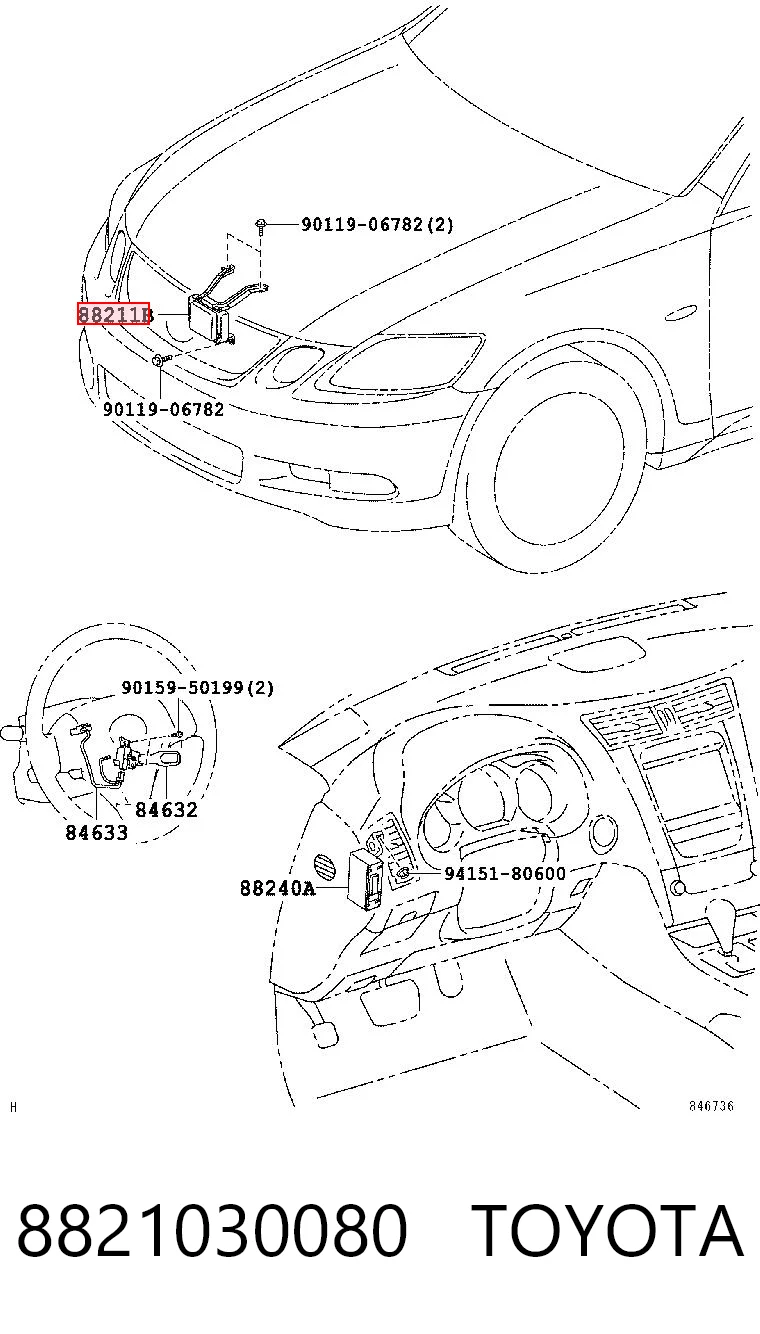 8821030080 Toyota