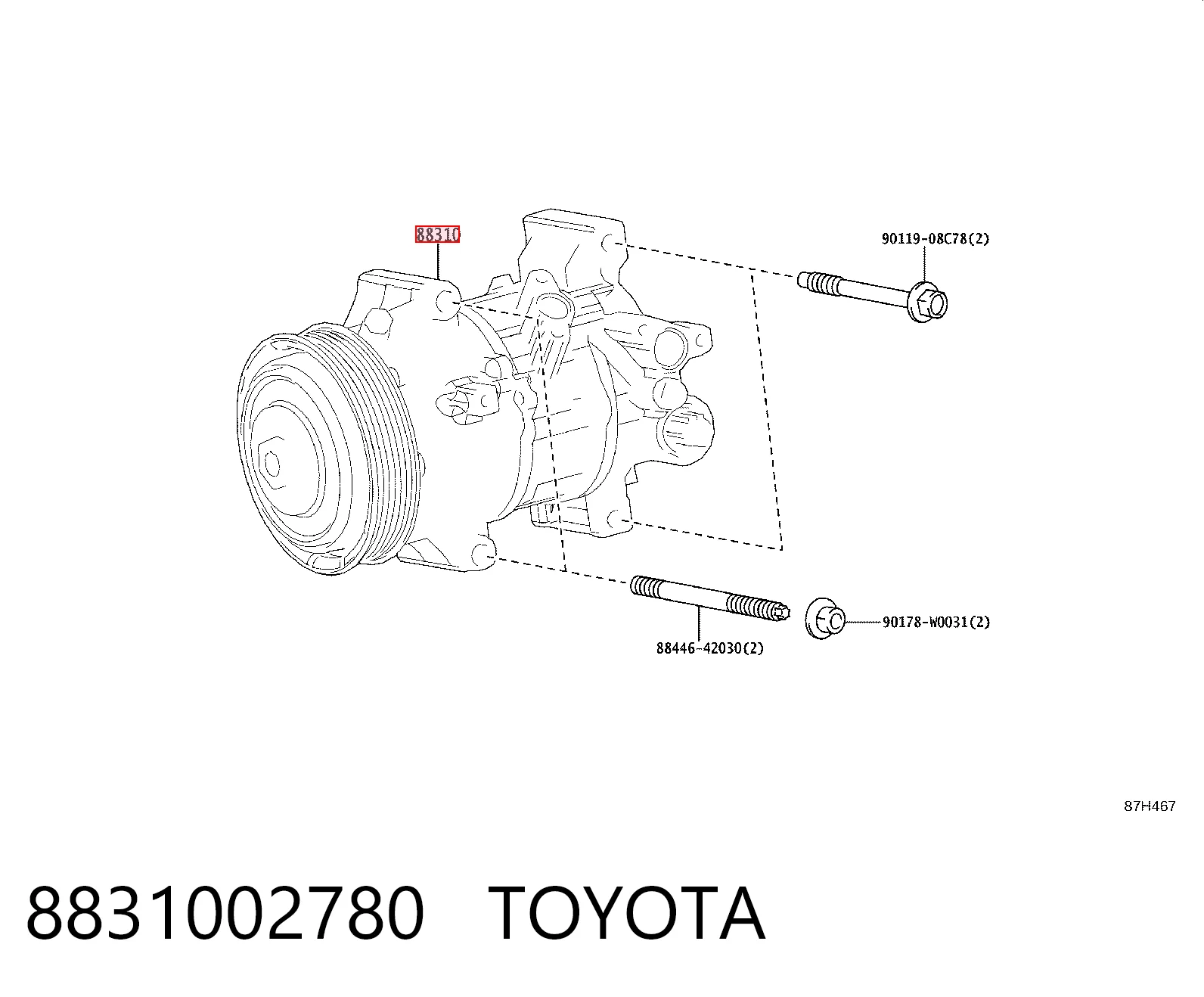 8831002780 Toyota