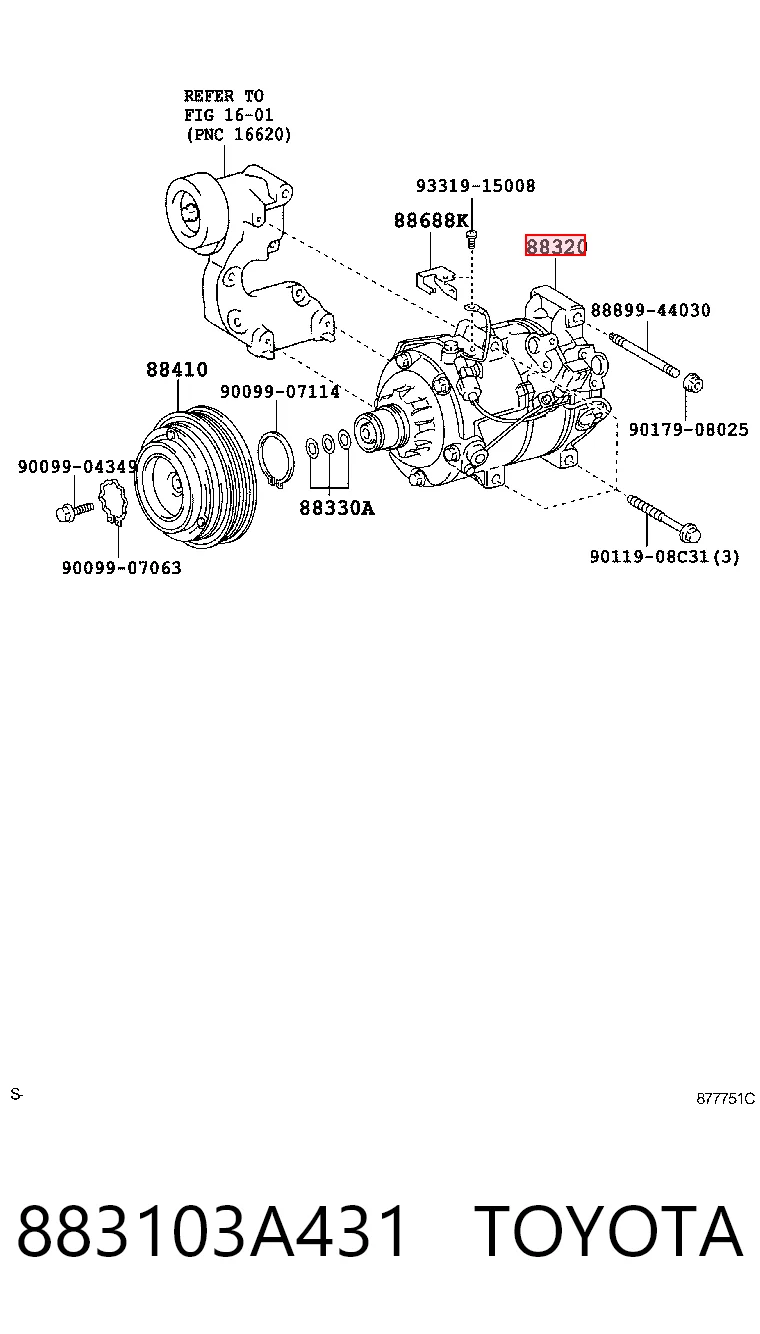 Sprężarka klimatyzacji do Lexus GS  S19