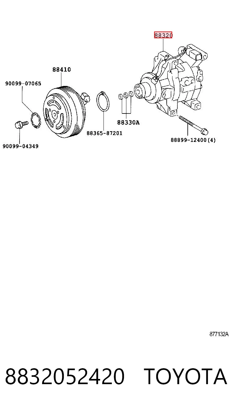 8832052420 Toyota
