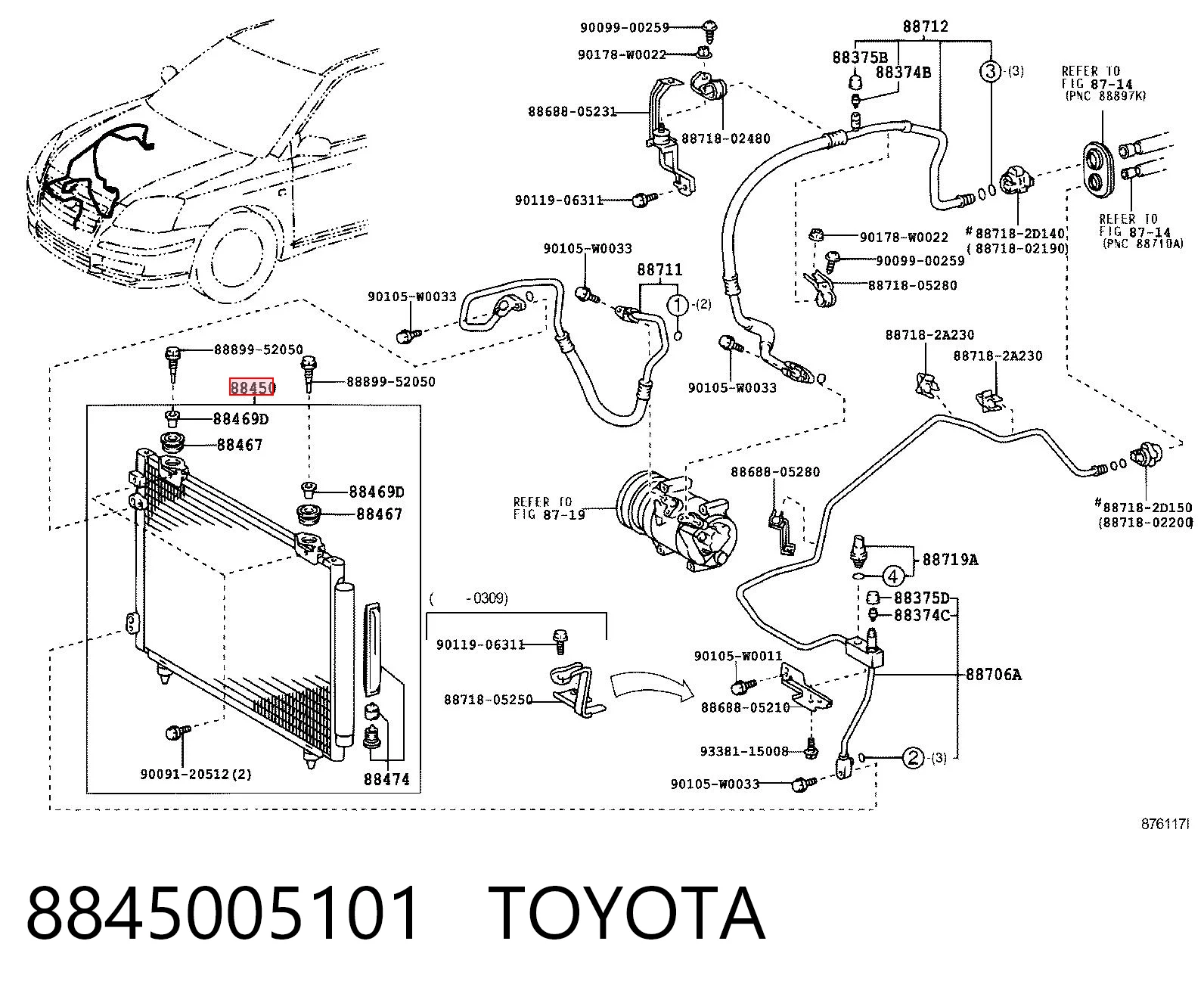 8845005101 Toyota