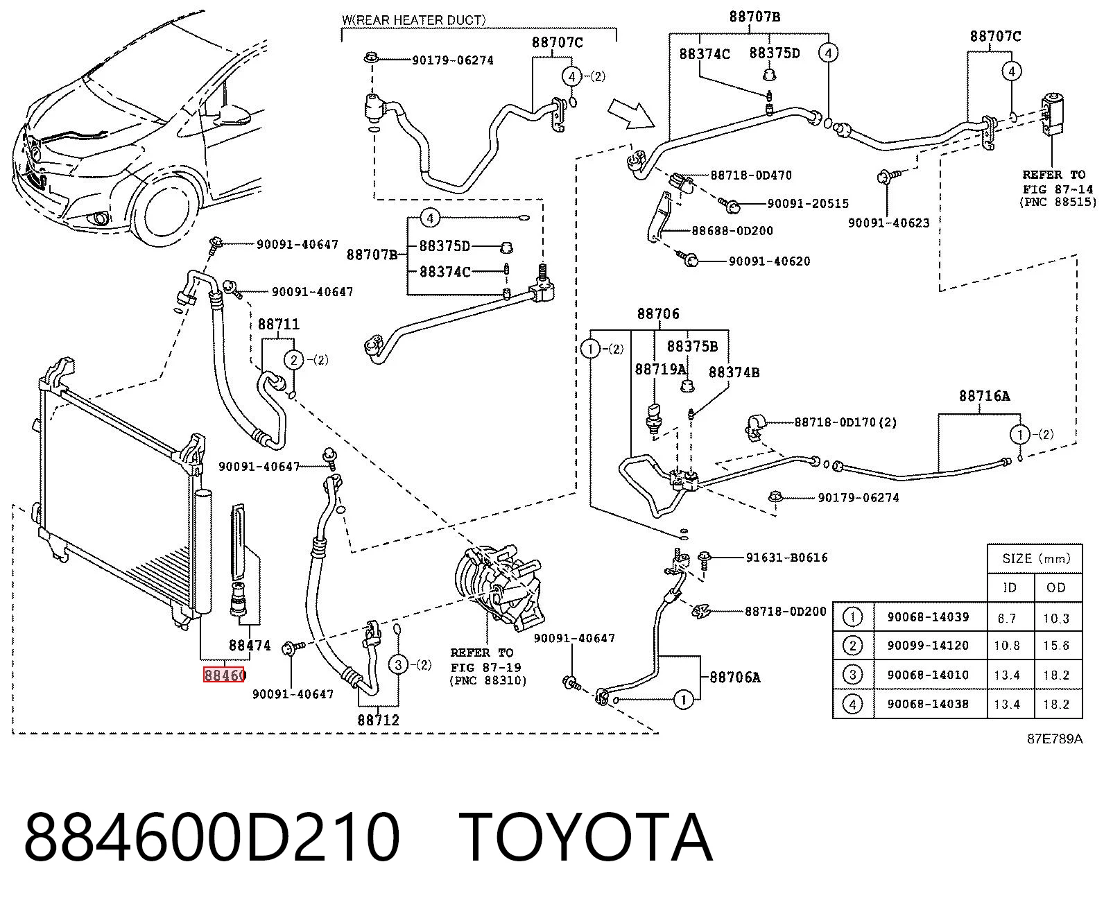 884600D210 Toyota