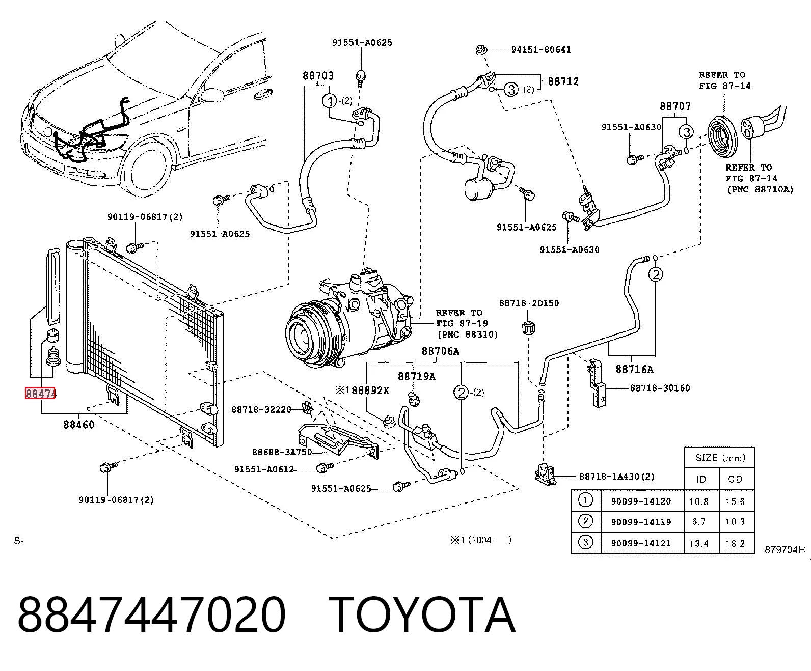 8847447020 Toyota