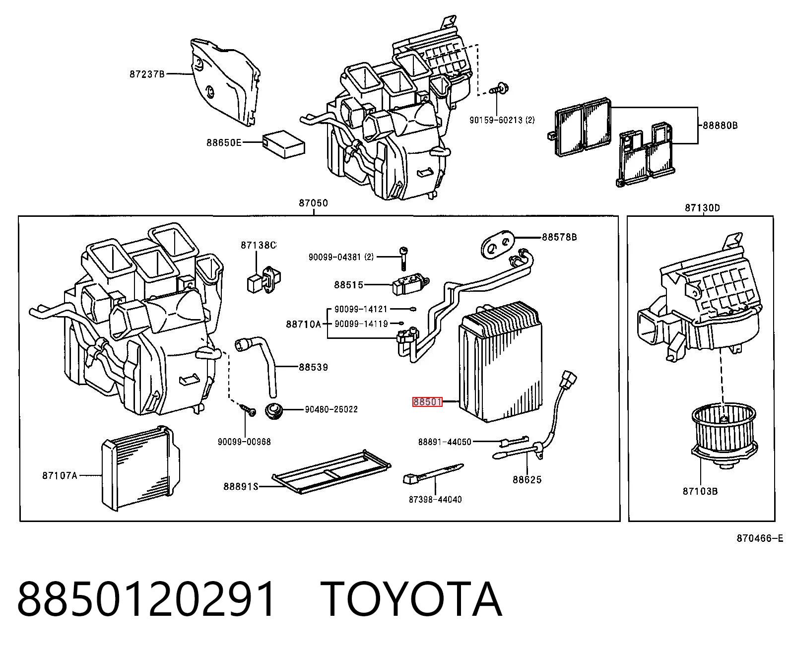 Kupić Parownik klimatyzacji Toyota Carina T19 w dobrej cenie