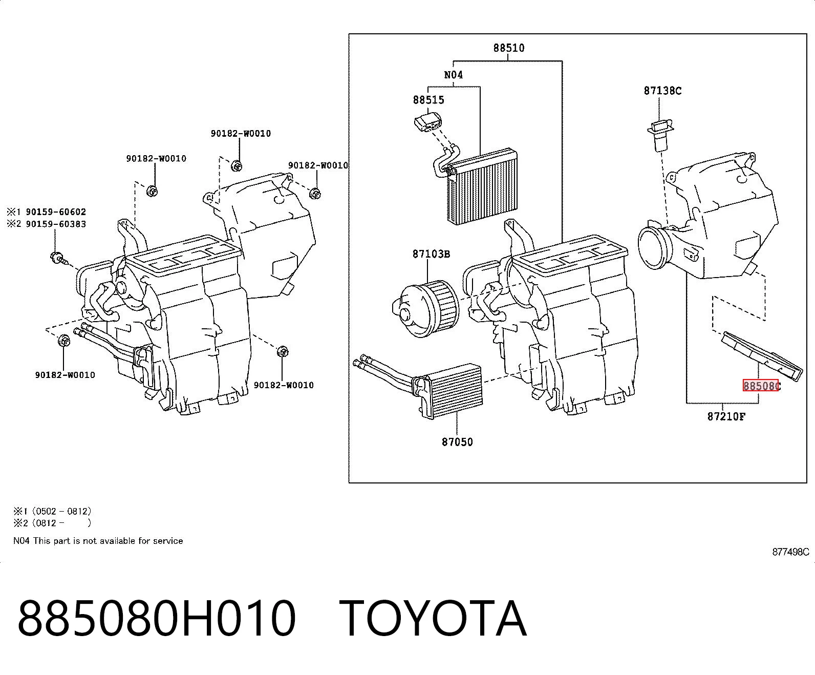 885080H010 Toyota