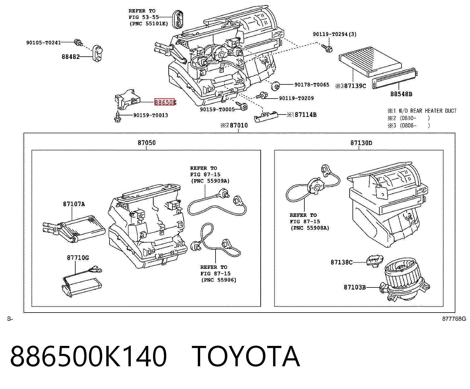 886500K140 Toyota