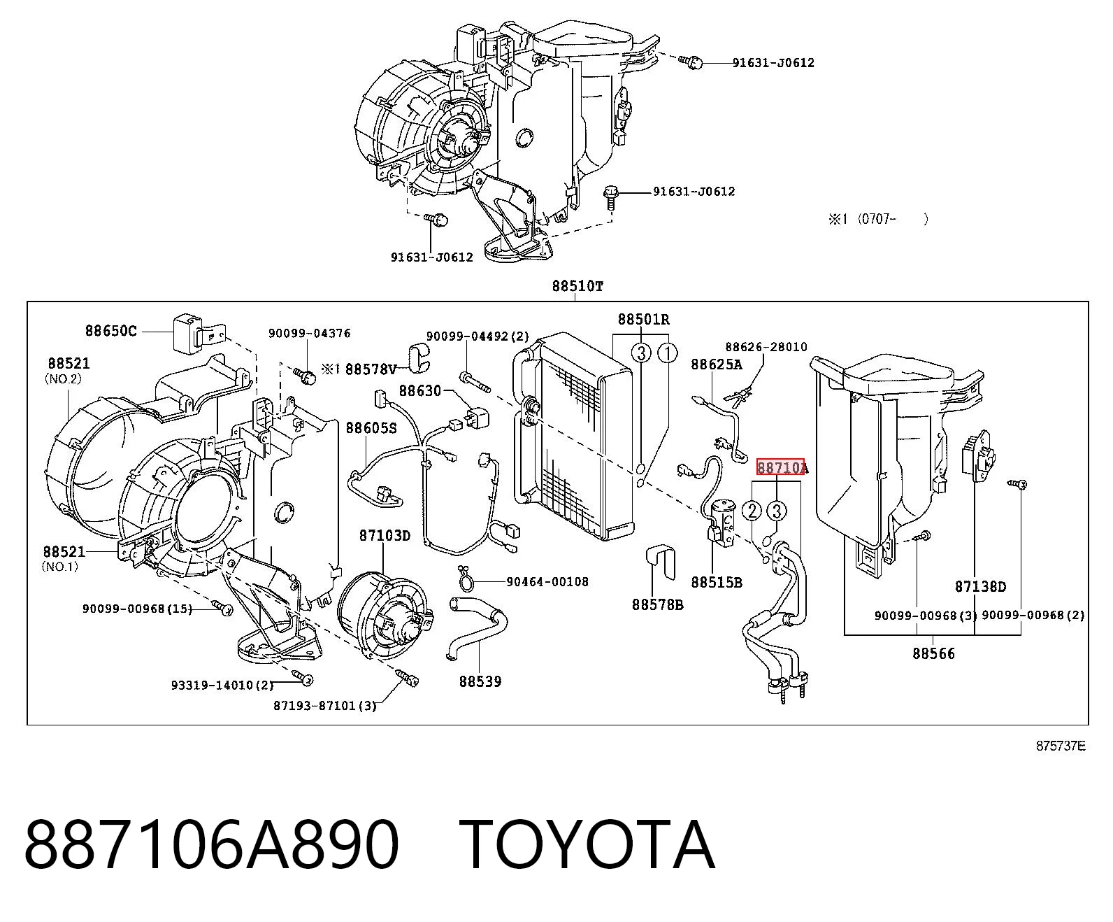 887106A890 Toyota