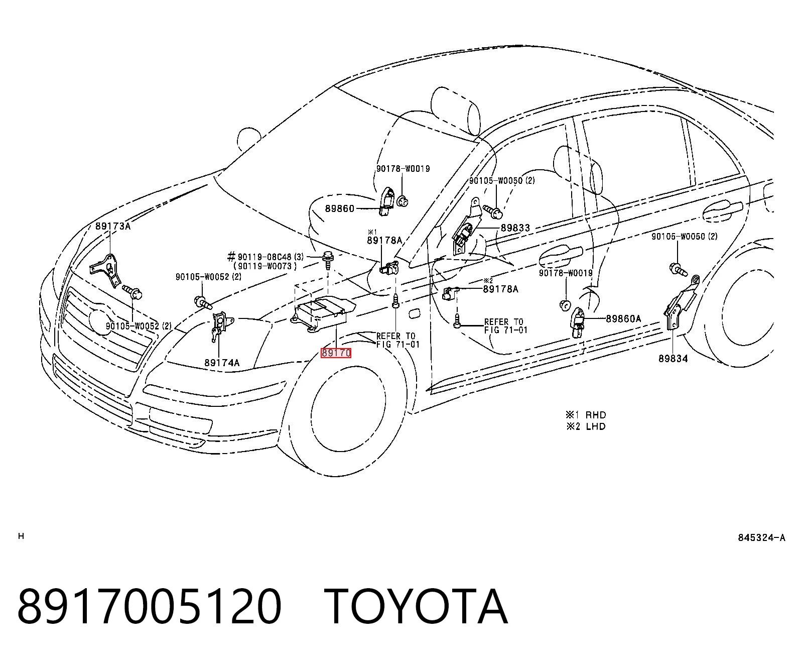8917005120 Toyota