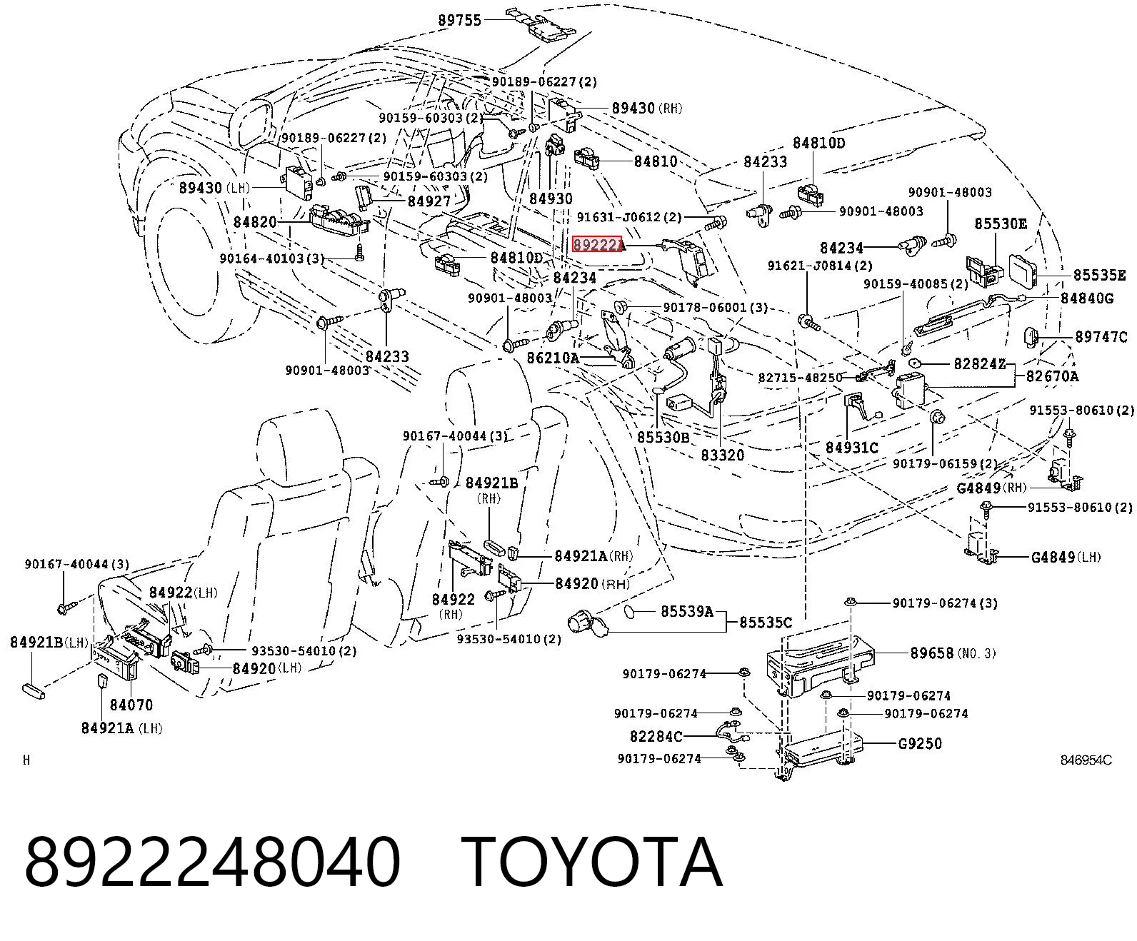8922248040 Toyota