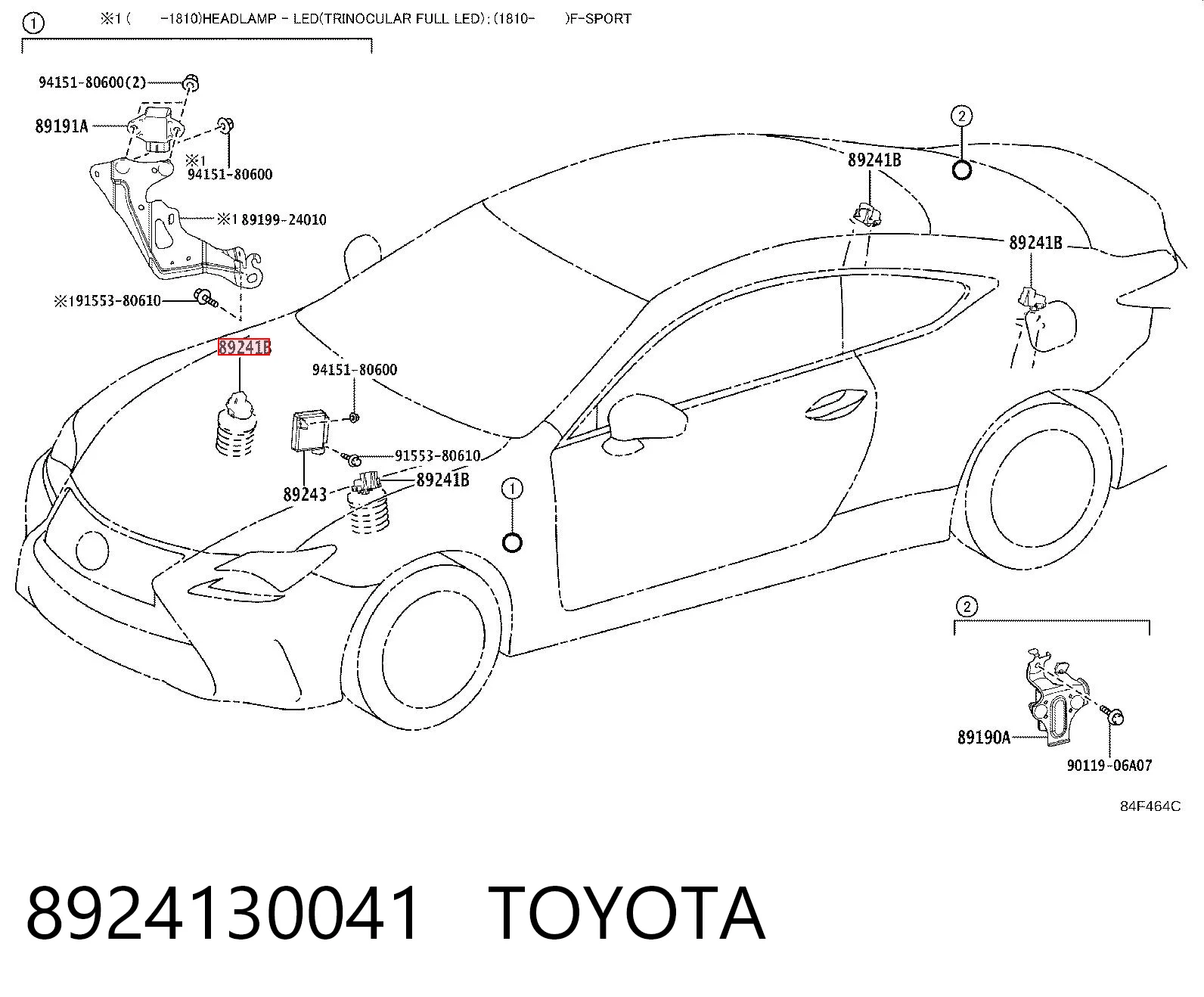 8924130041 Toyota