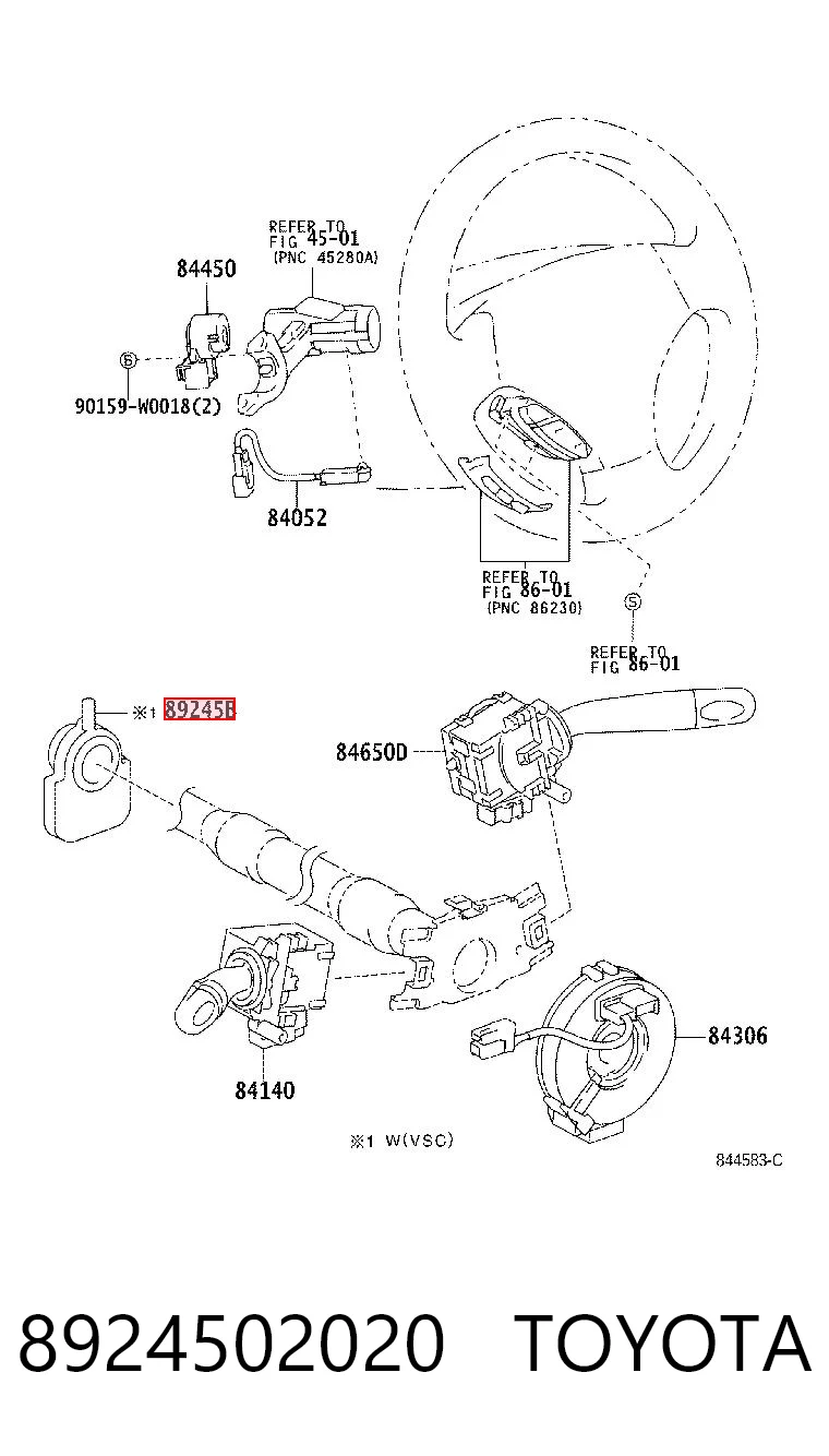 8924502020 Toyota