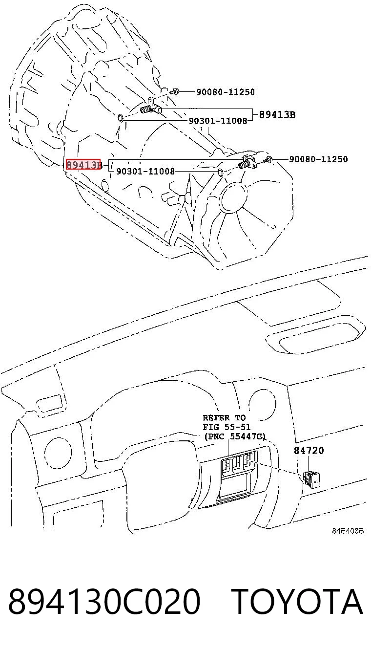 894130C020 Toyota Czujnik prędkości