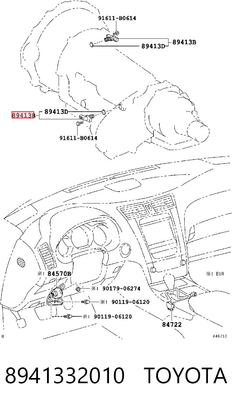 Czujnik prędkości Toyota Camry II sedana (V2) (1986 - 1991) cena, od 27,12 USD