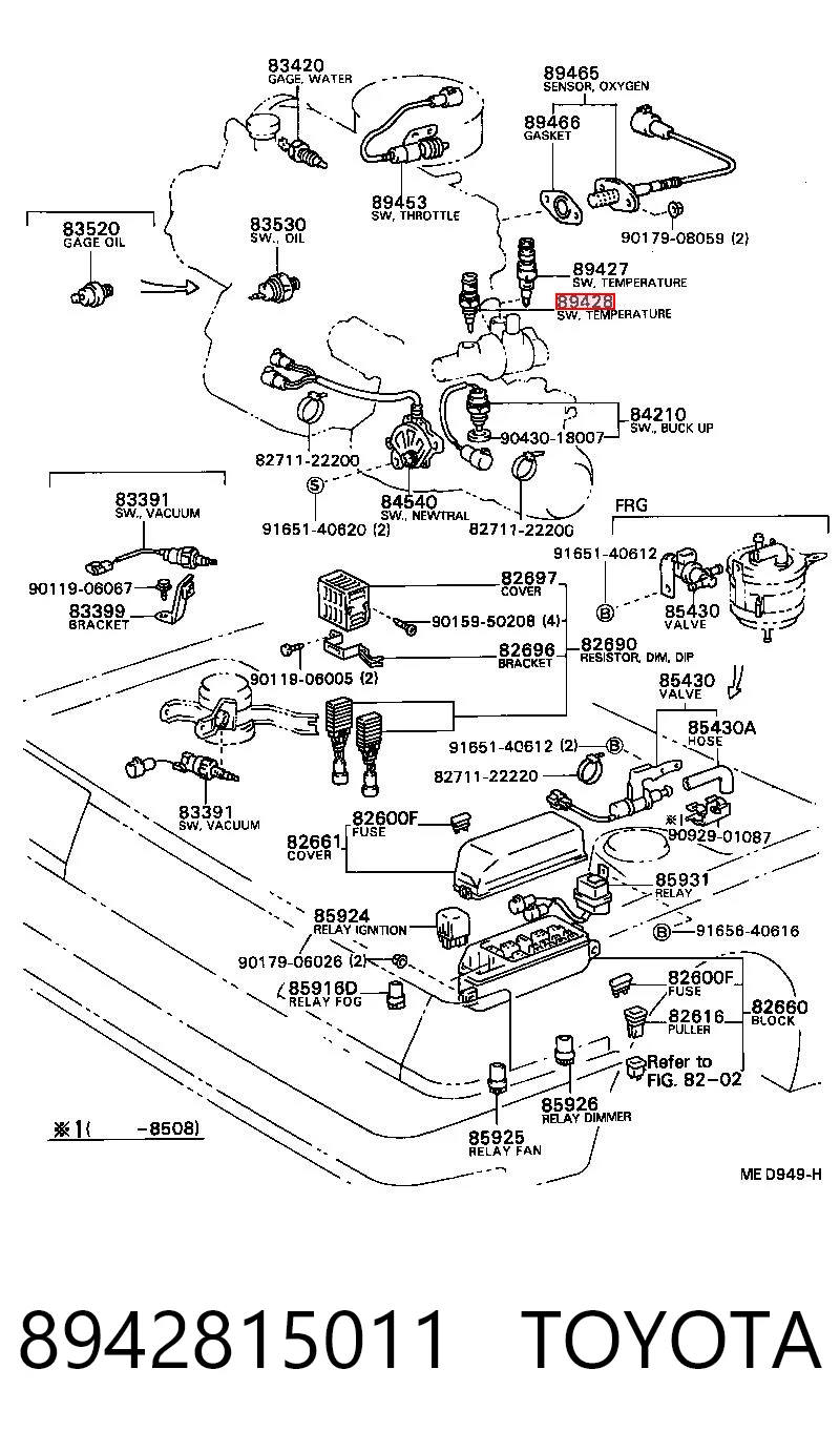 8942815011 Toyota