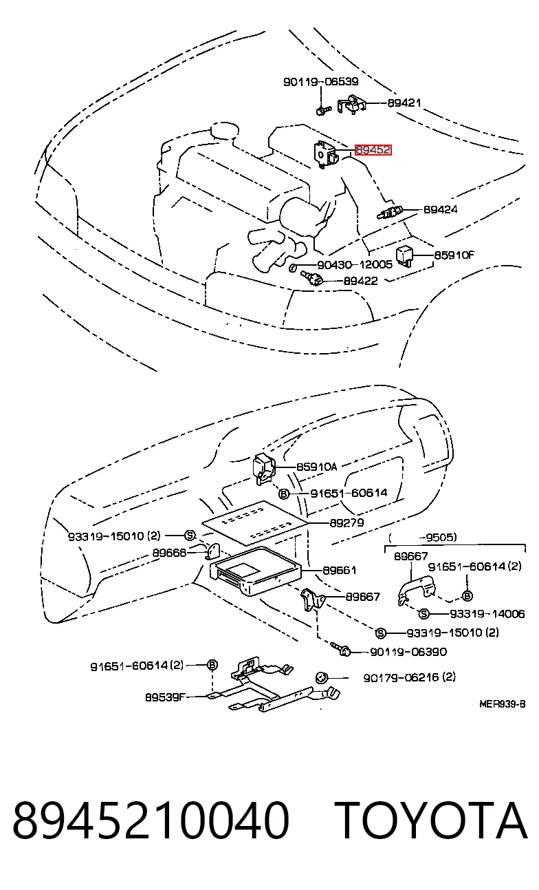 Czujnik położenia przepustnicy (potencjometr) do Toyota Avensis II T25