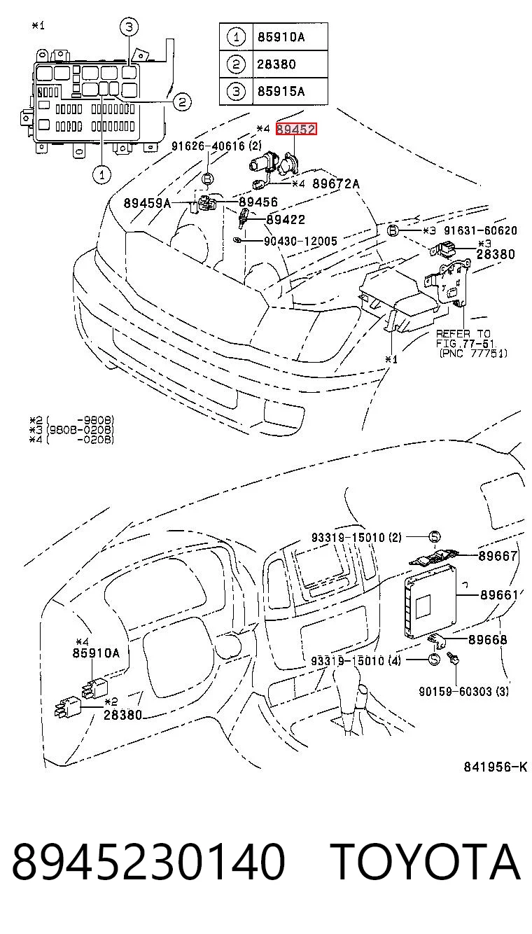 Czujnik położenia przepustnicy (potencjometr) do Toyota Land Cruiser 100 J10