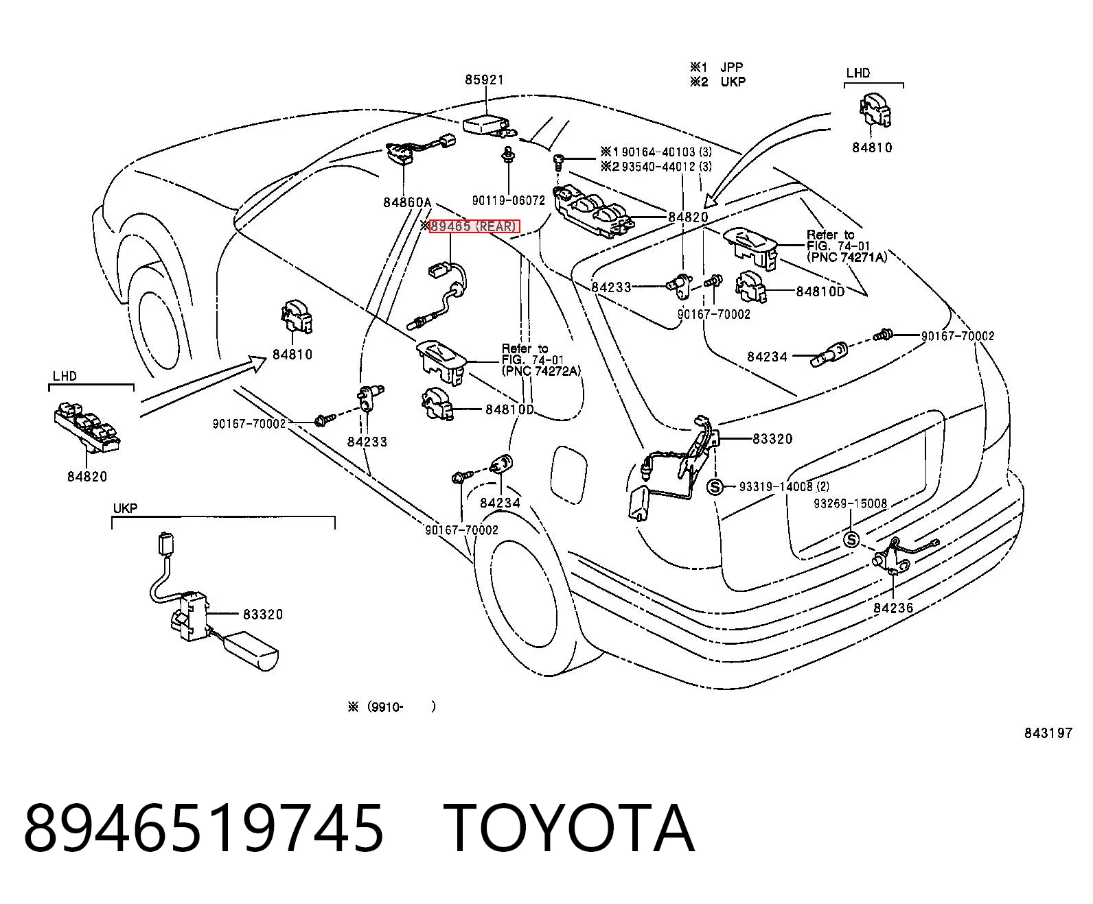 8946519745 Toyota