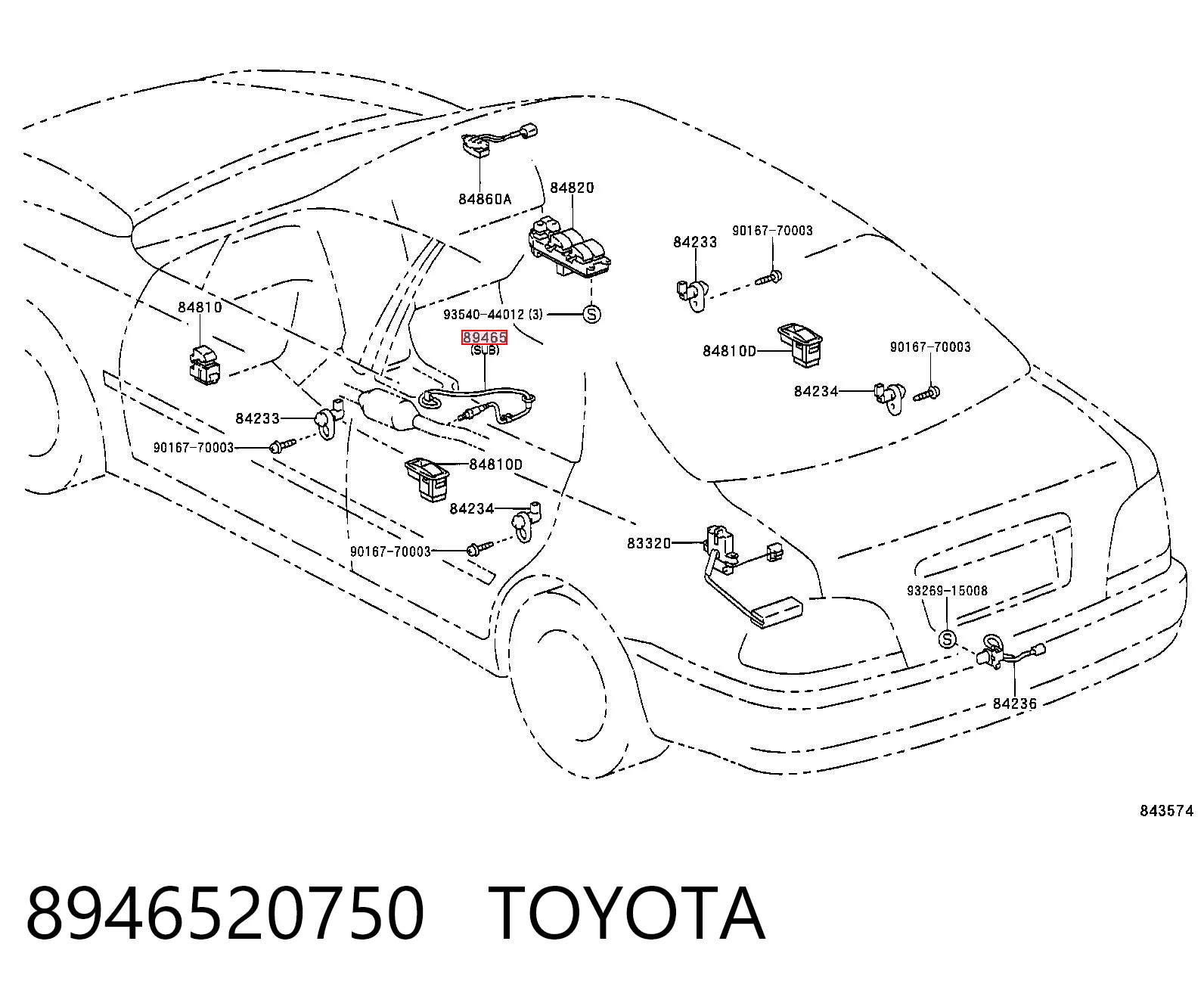 Czujnik przepływu powietrza, przepływomierz powietrza M.A.F. Lexus LX 470