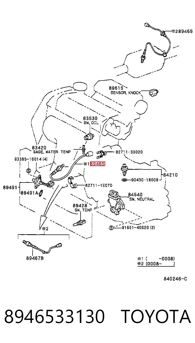 8946533130 Toyota