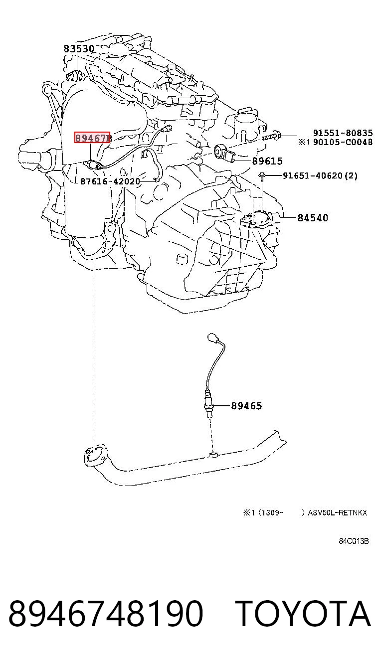 8946748190 Toyota