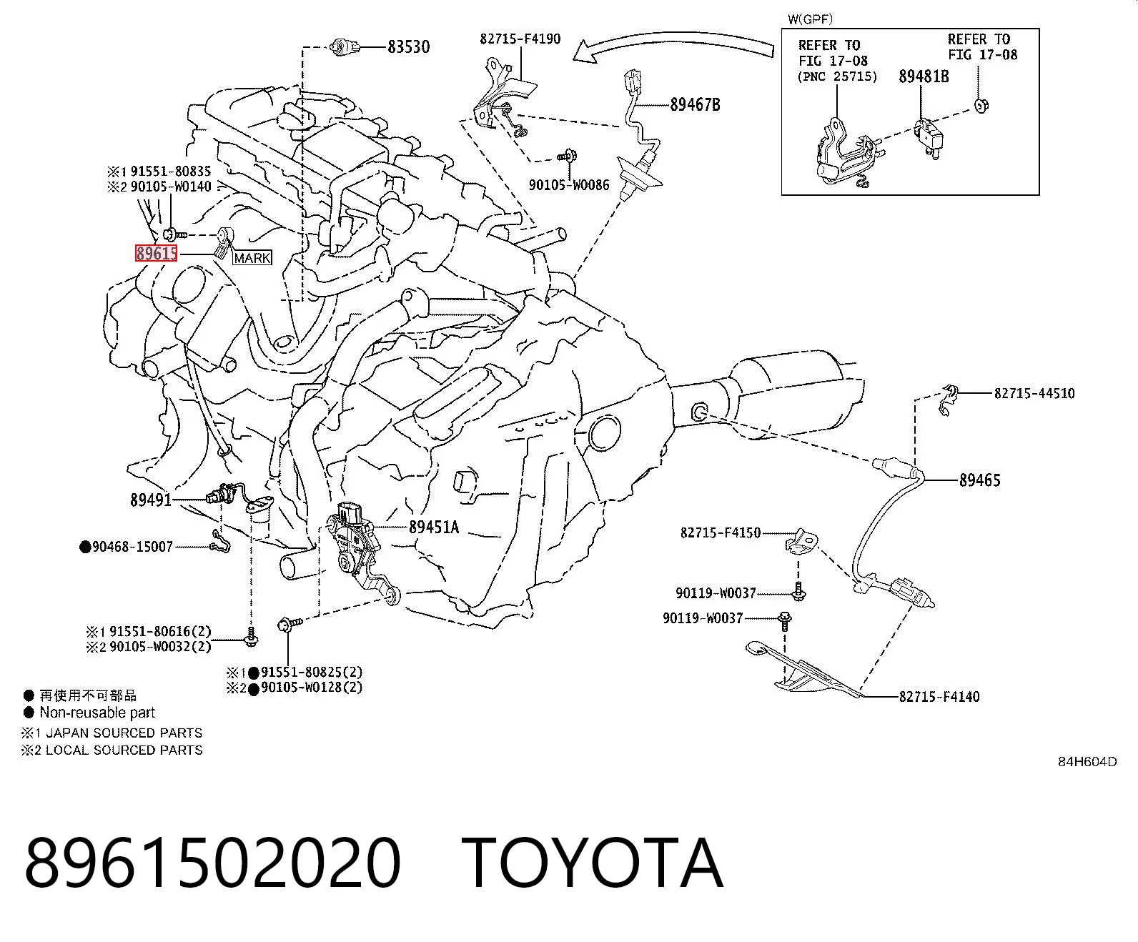 8961502020 Toyota