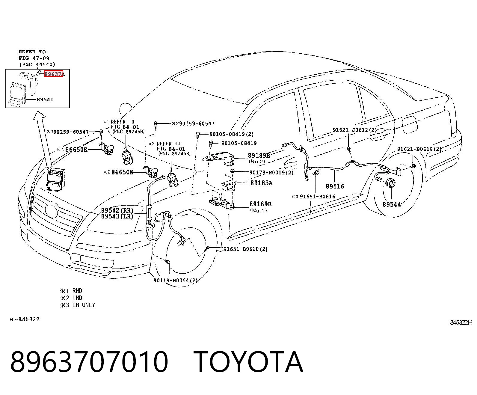 8963707010 Toyota