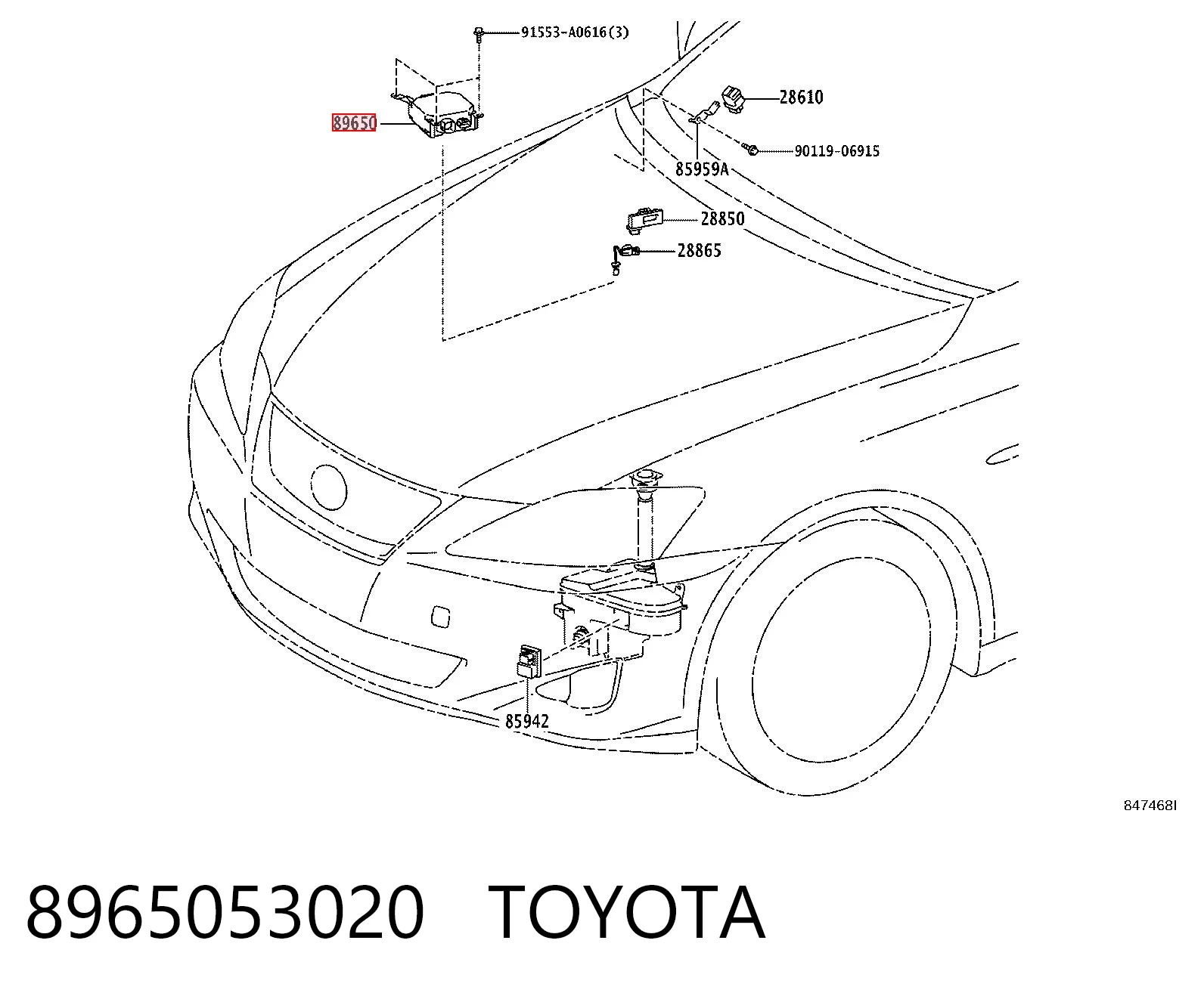 8965053020 Toyota