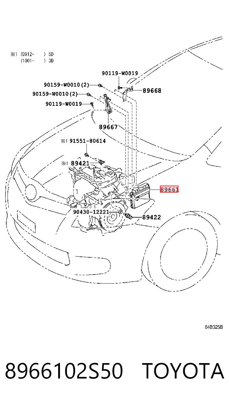 8966102S50 Toyota