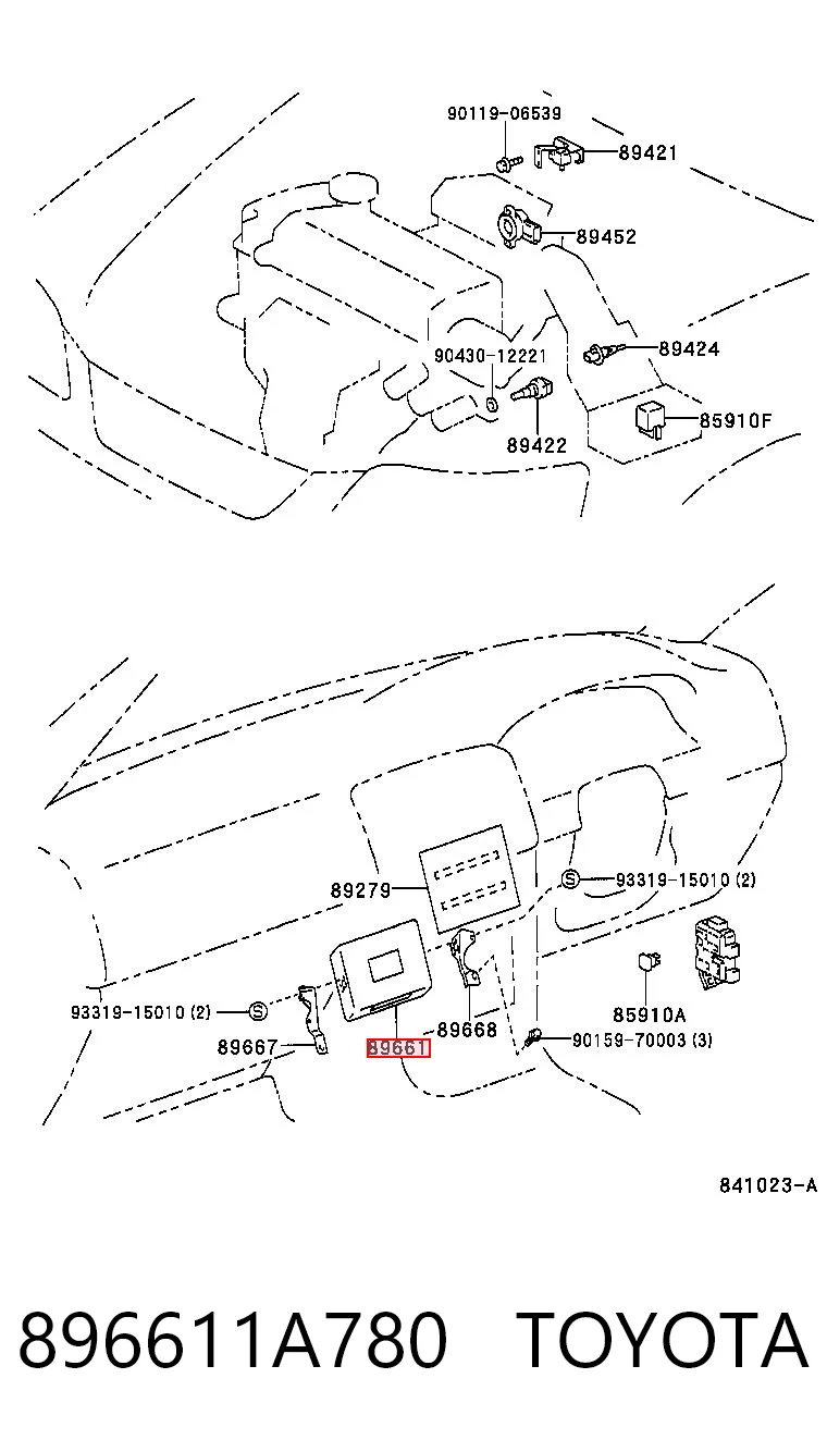 896611A780 Toyota