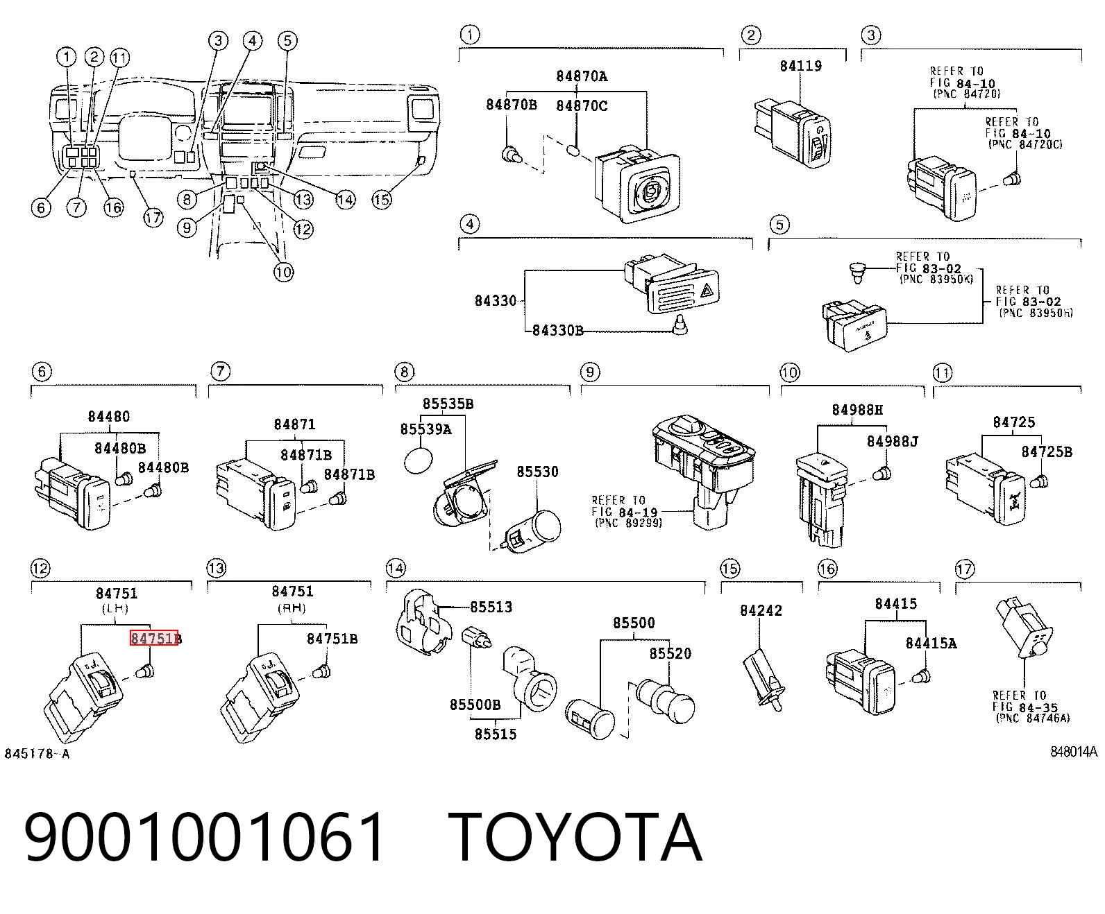 9001001061 Toyota