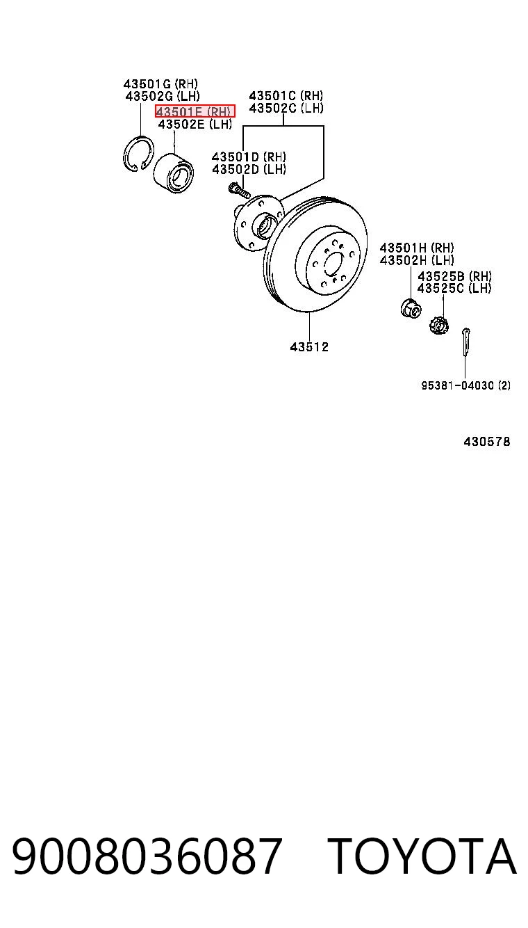 9008036087 Toyota