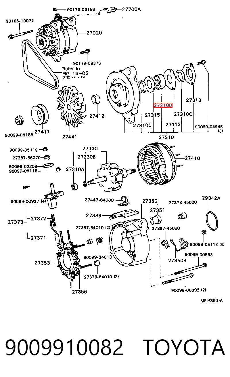 Do koszyka 6304ZZC3 Koyo Łożysko alternatora