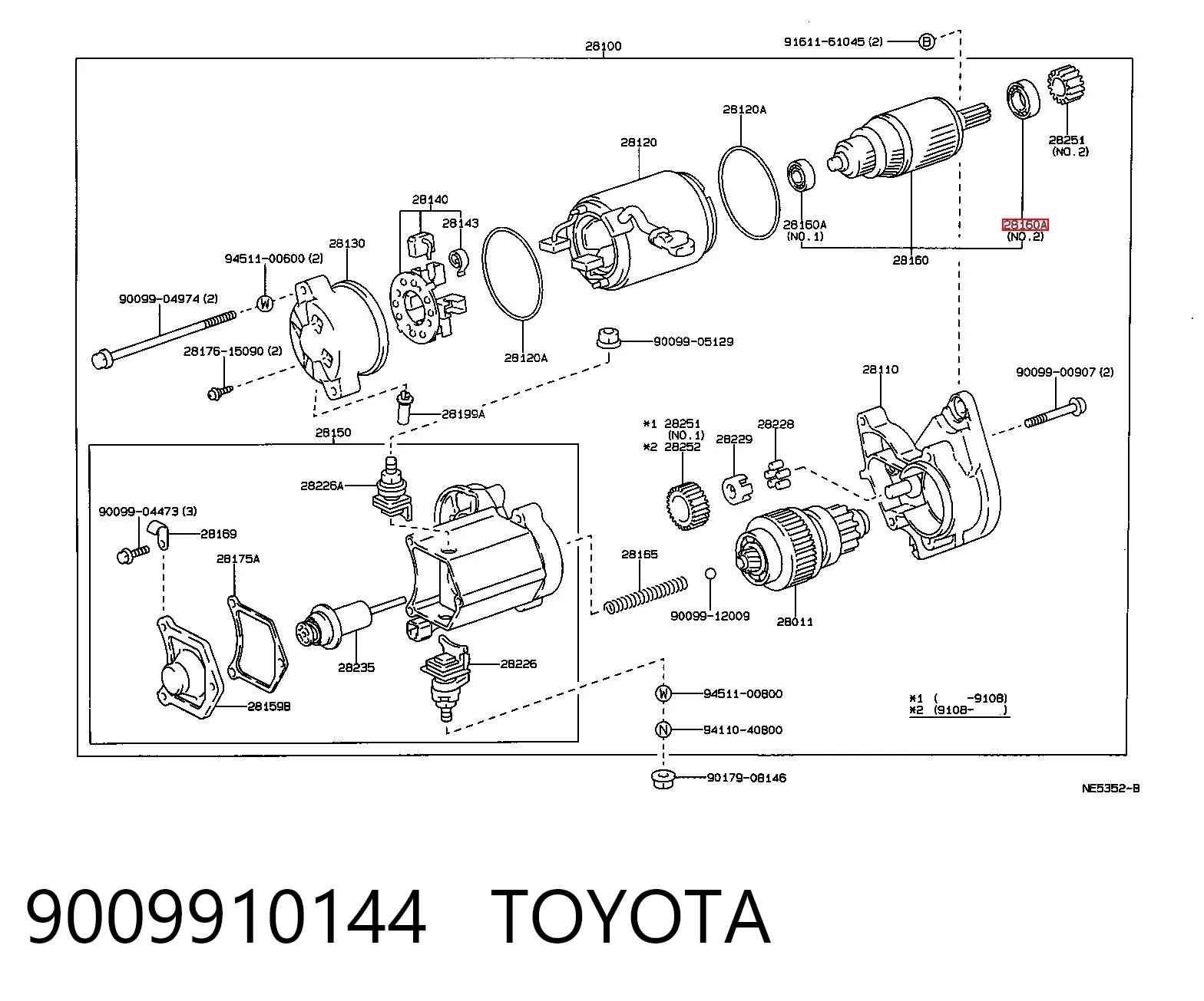 Łożysko alternatora do Daewoo Nexia I KLETN