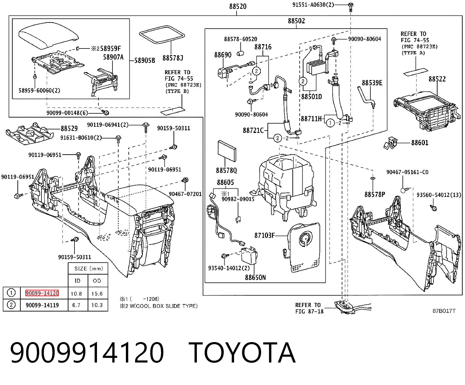 9009914120 Toyota