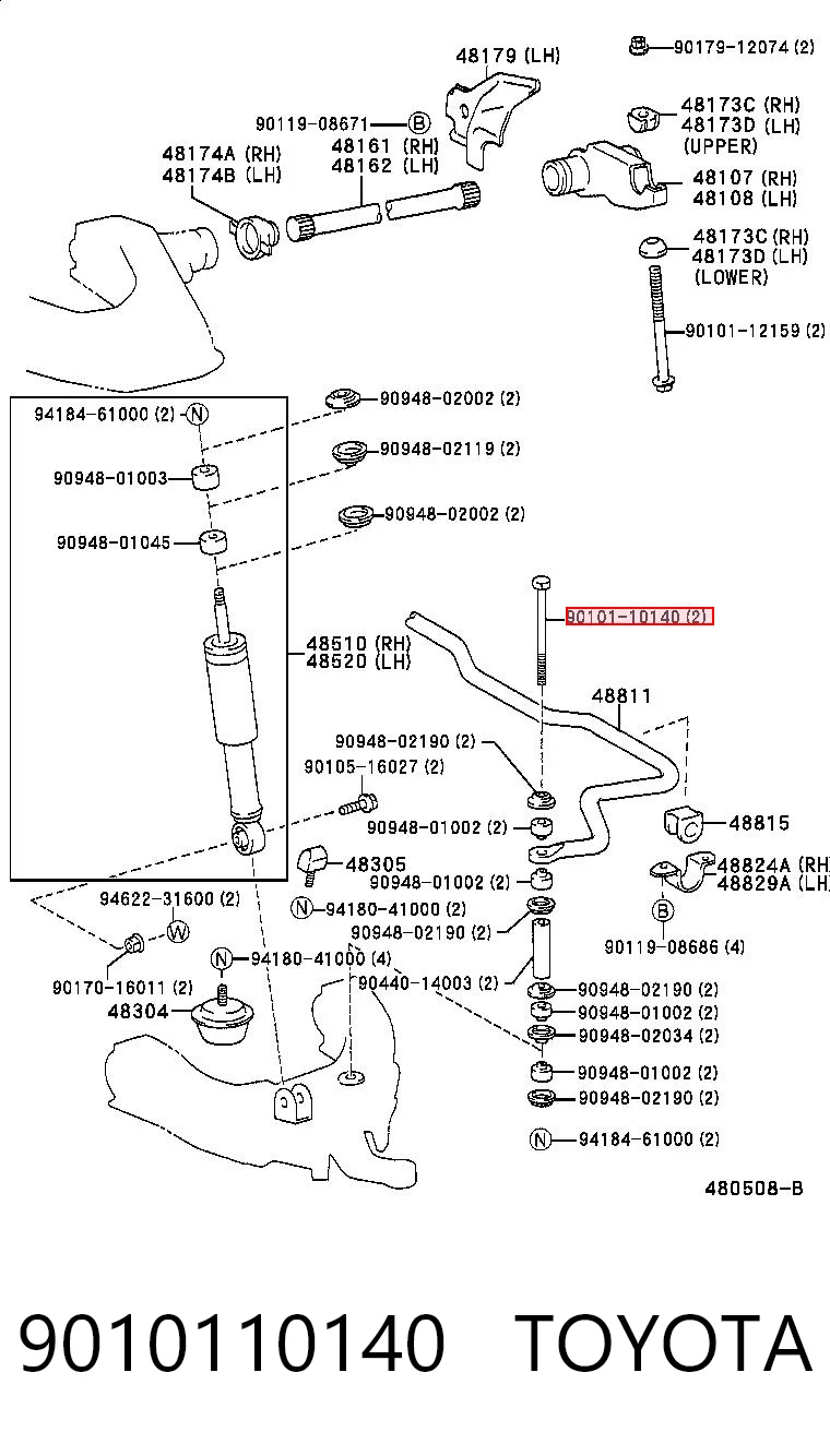 9010110140 Toyota