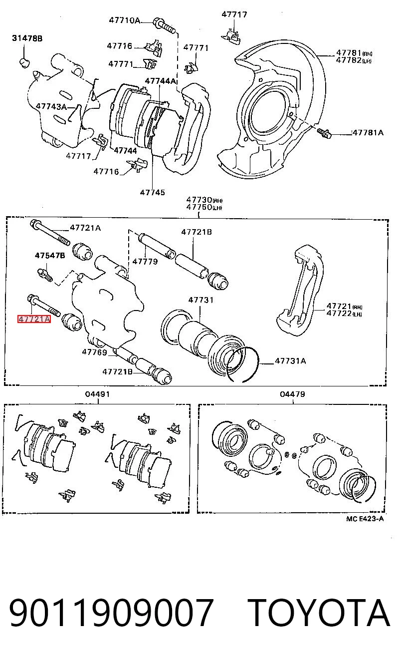 9011909007 Toyota