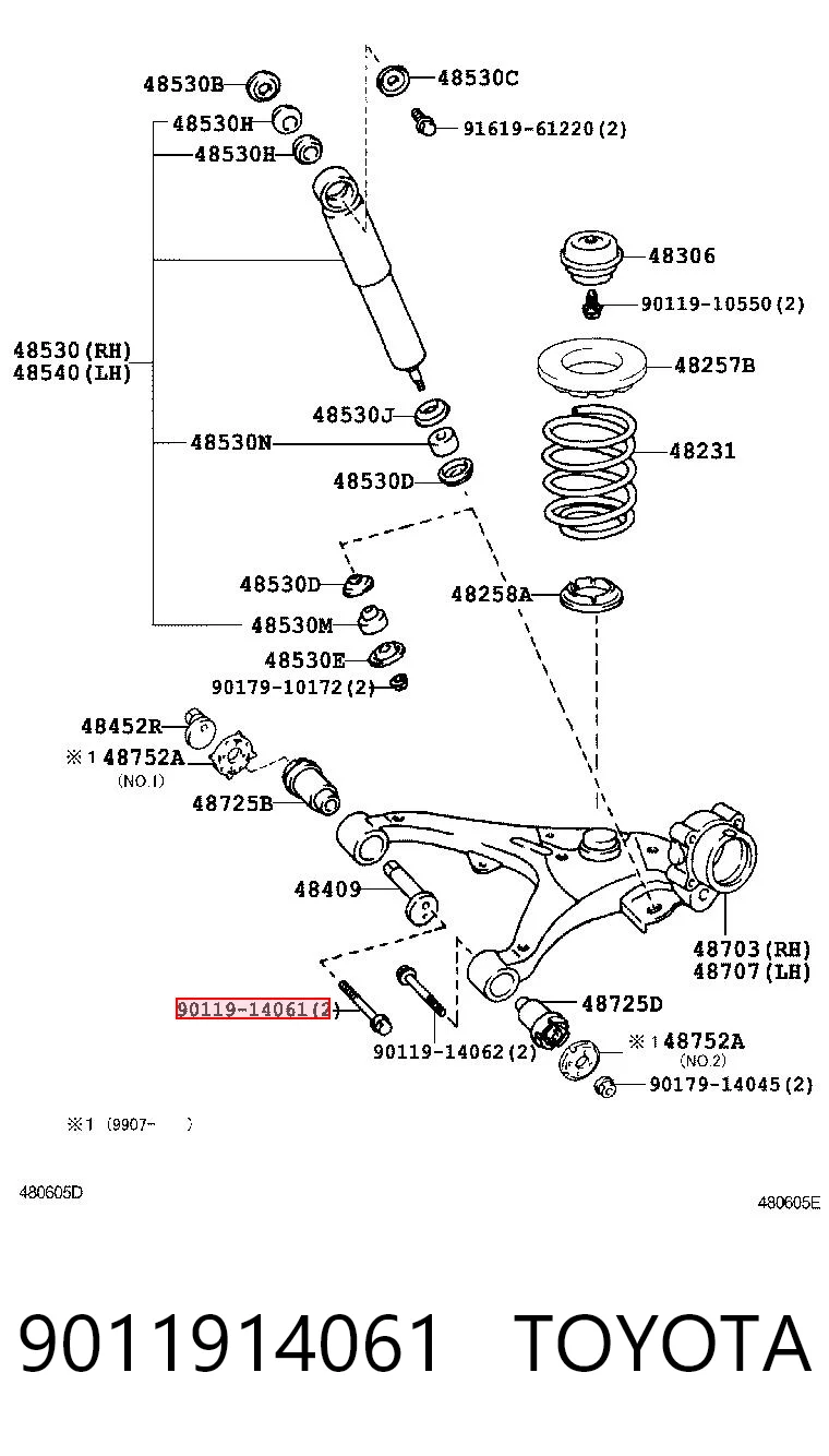 9011914061 Toyota
