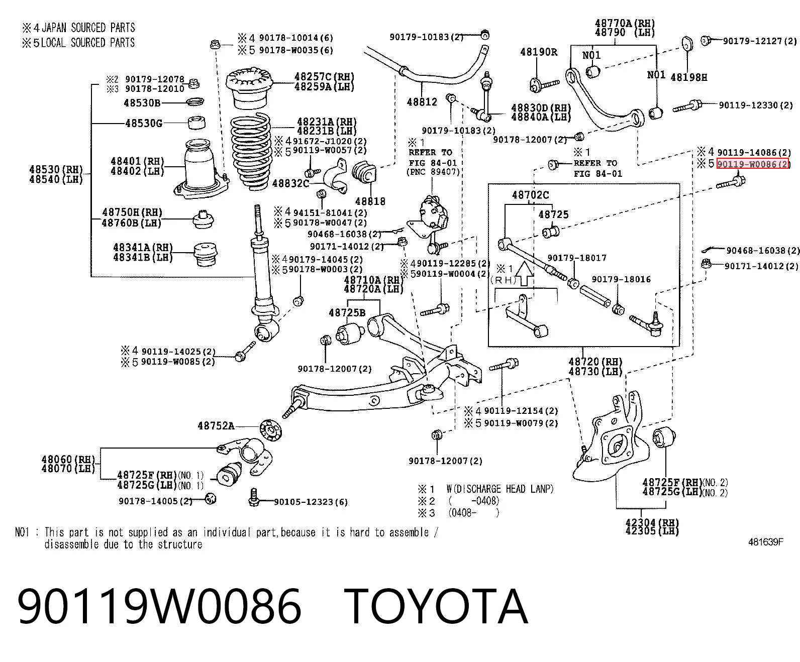 90119W0086 Toyota