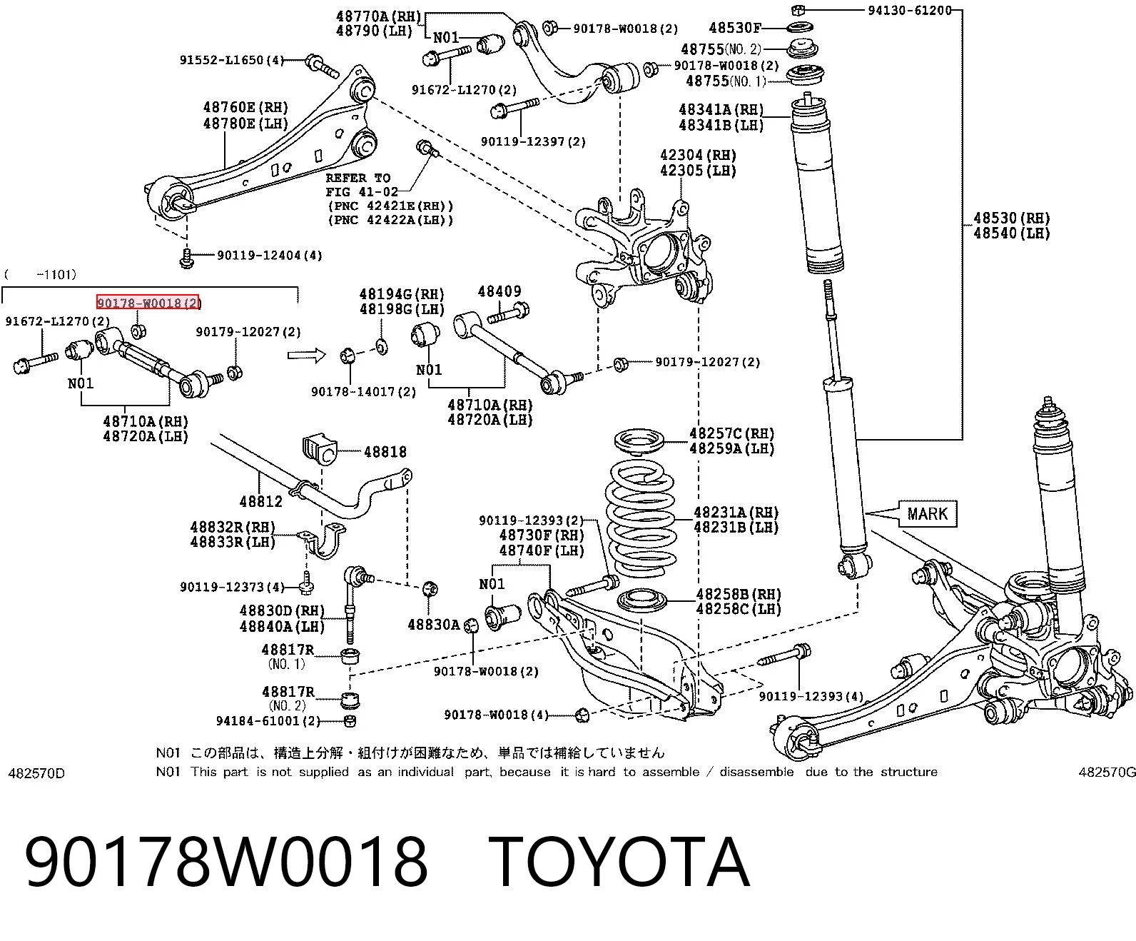 90178W0018 Toyota