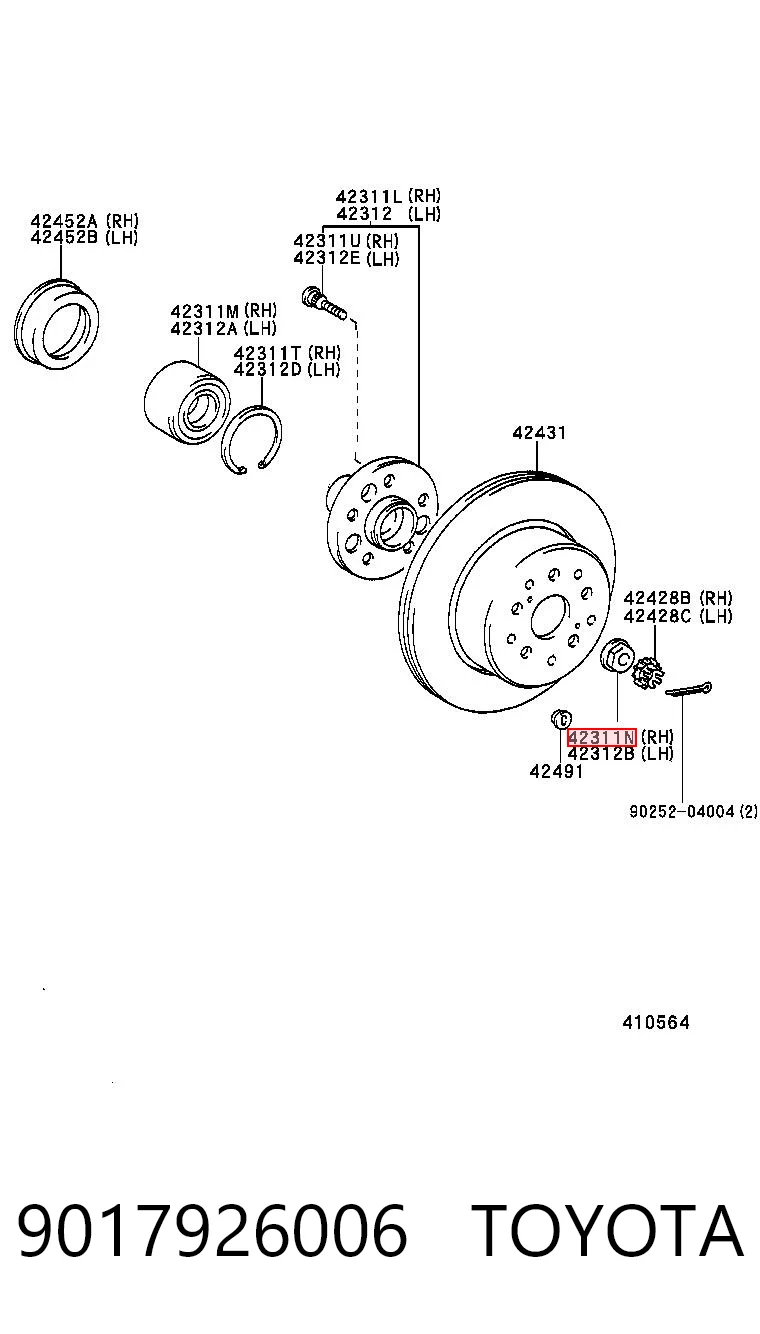 9017926006 Toyota